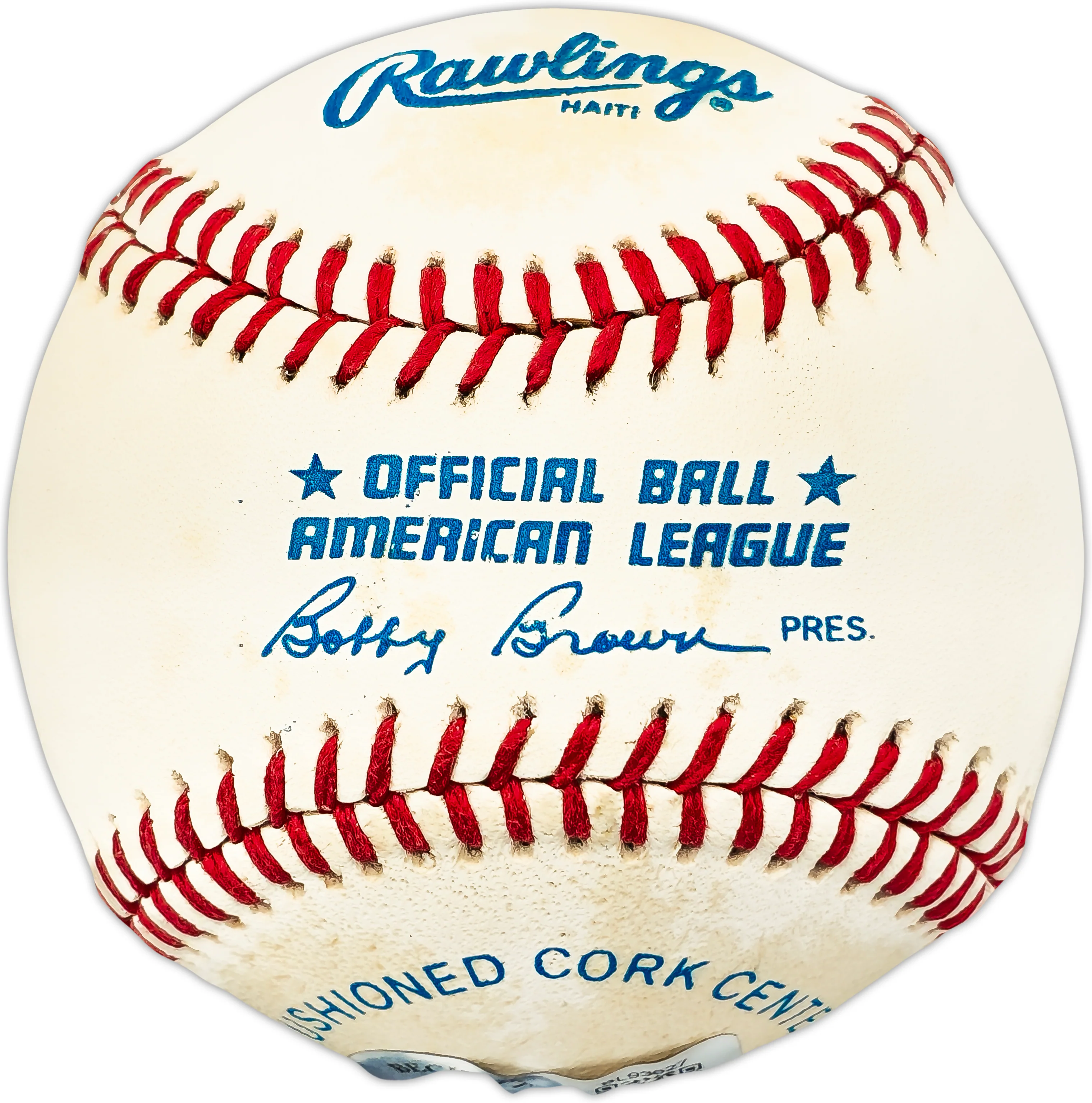 Oscar Azocar Autographed Official AL Baseball New York Yankees, San Diego Padres Beckett BAS QR #BL93627 - Image 2