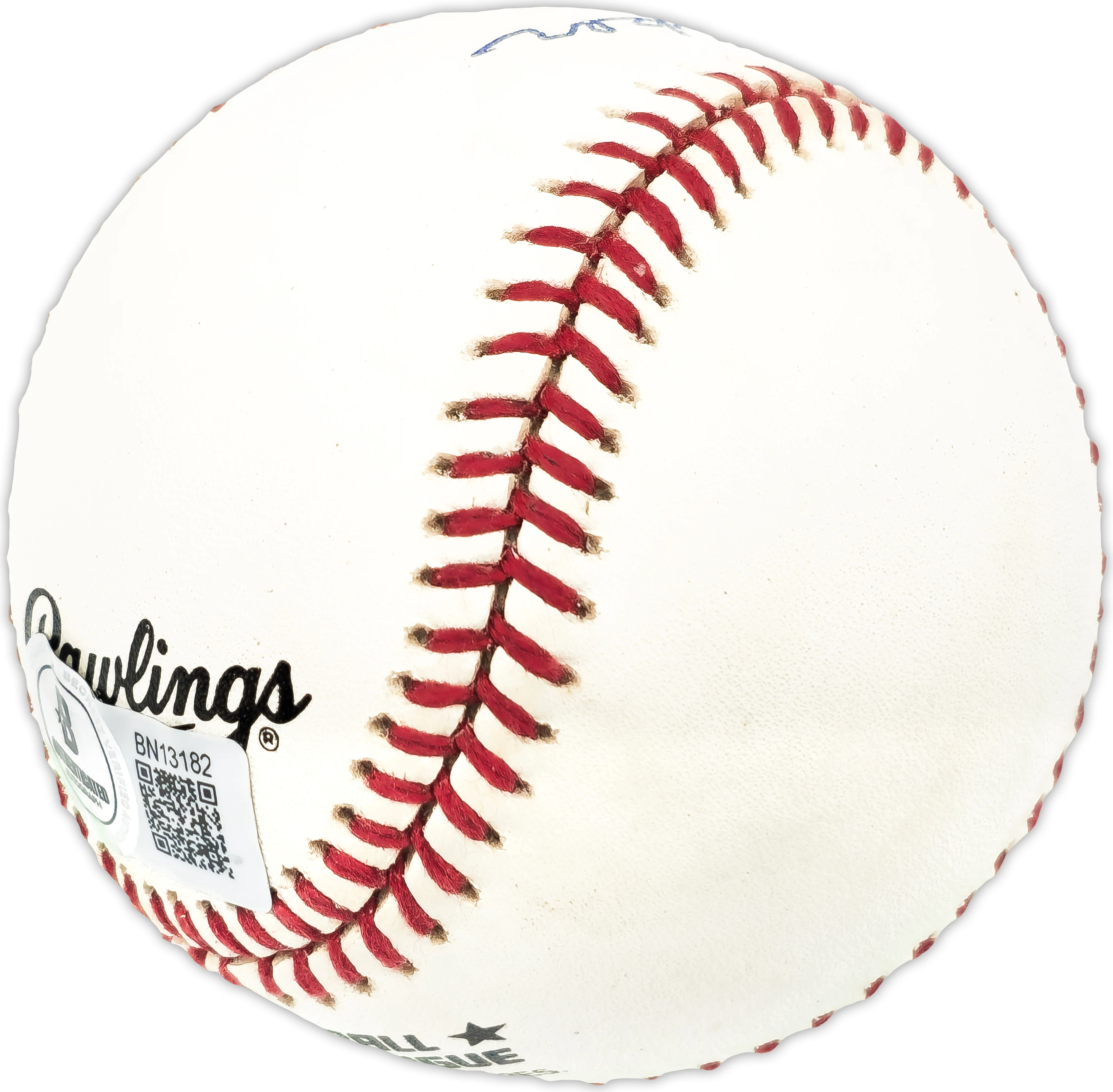 Overton Tremper Autographed Official NL Baseball Brooklyn Dodgers Beckett BAS QR #BN13182 - Image 3