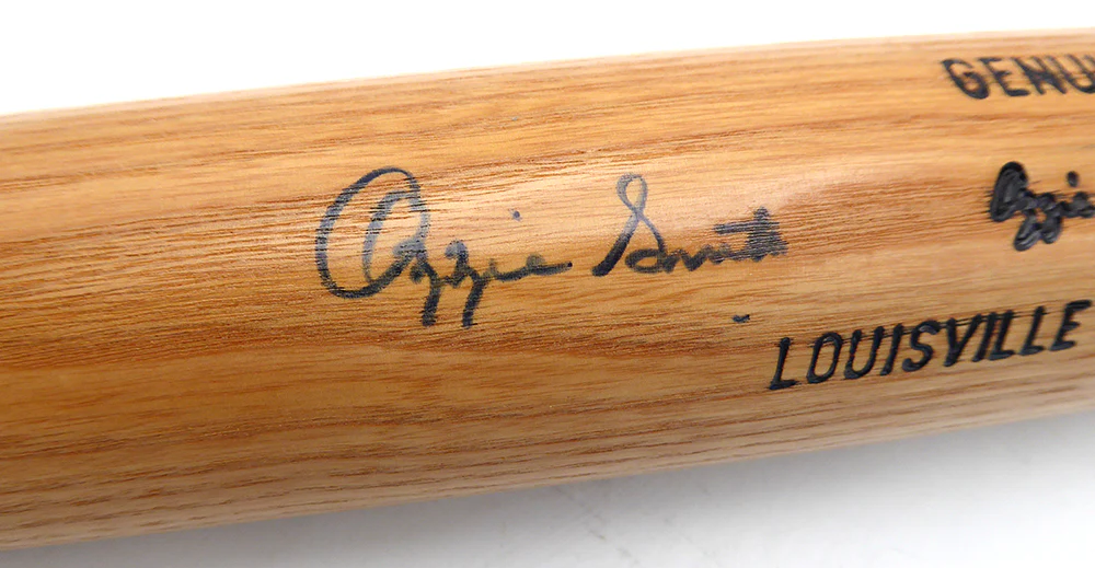 Ozzie Smith Autographed Louisville Slugger Bat St. Louis Cardinals Beckett BAS QR #BV12116 - Image 2