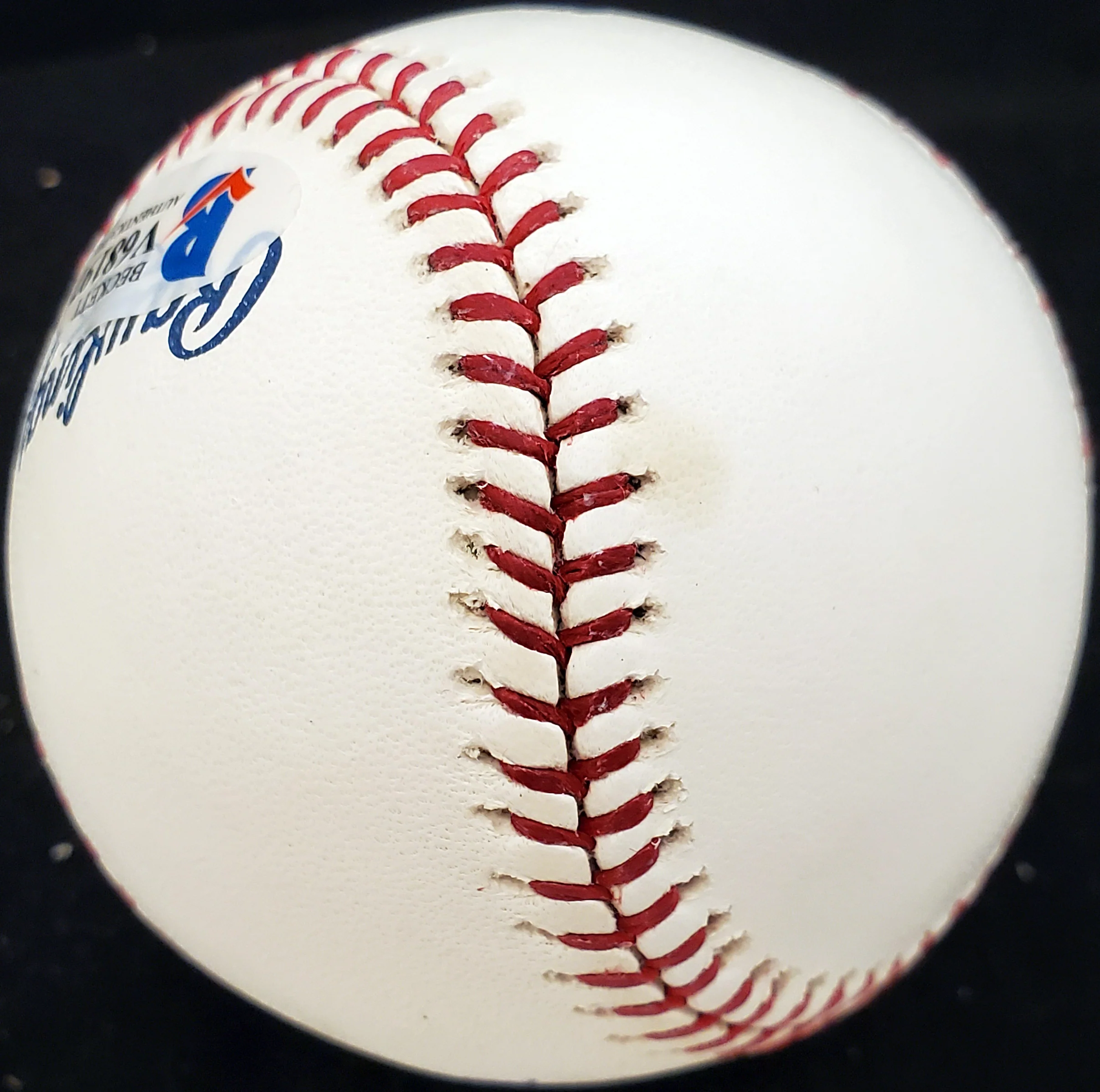 Ozzie Van Brabant Autographed Official MLB Baseball Philadelphia A's Beckett BAS #V68197 - Image 4