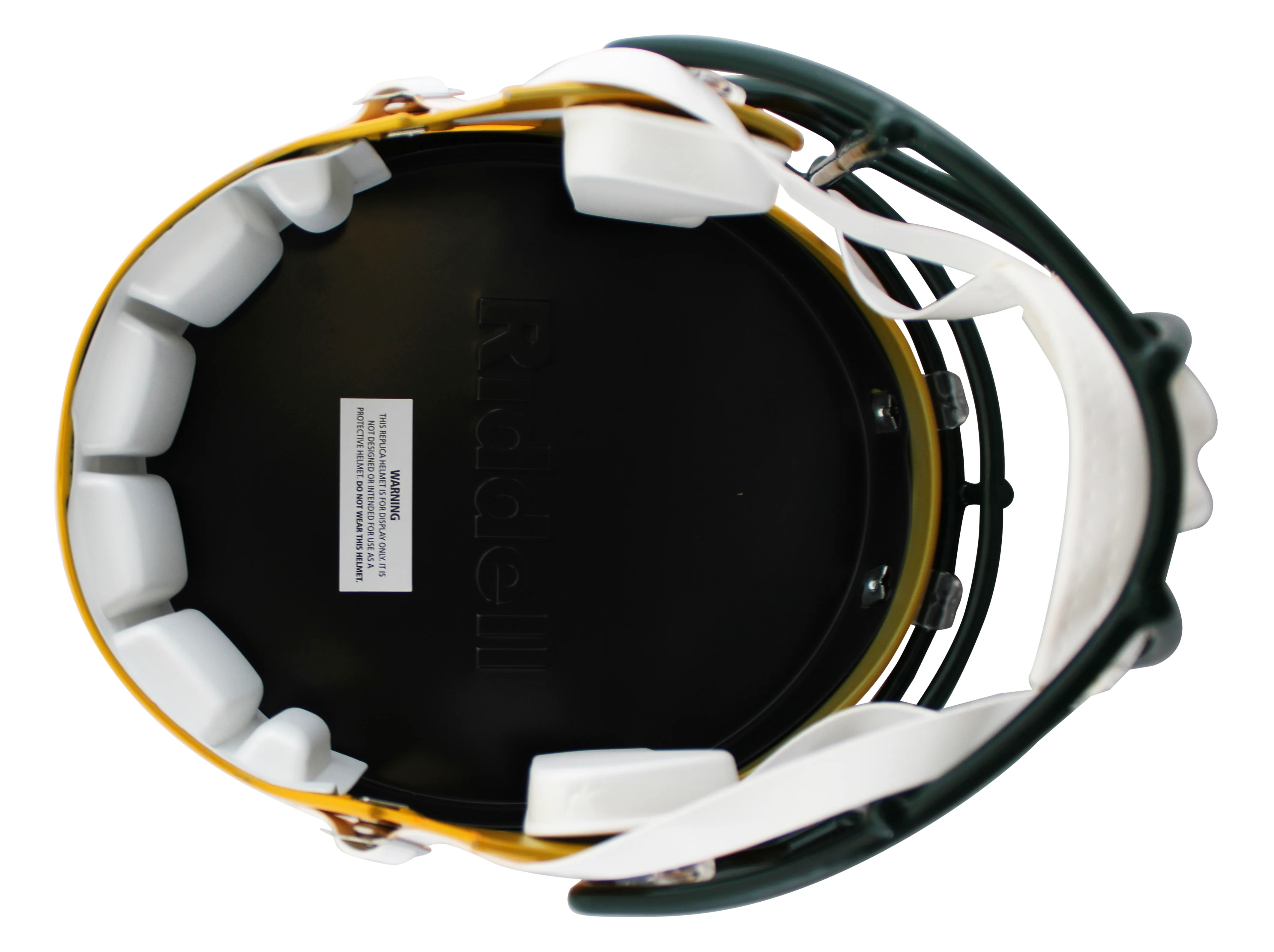 Packers A.J. Hawk Authentic Signed Full Size Speed Rep Helmet BAS Witnessed - Image 4