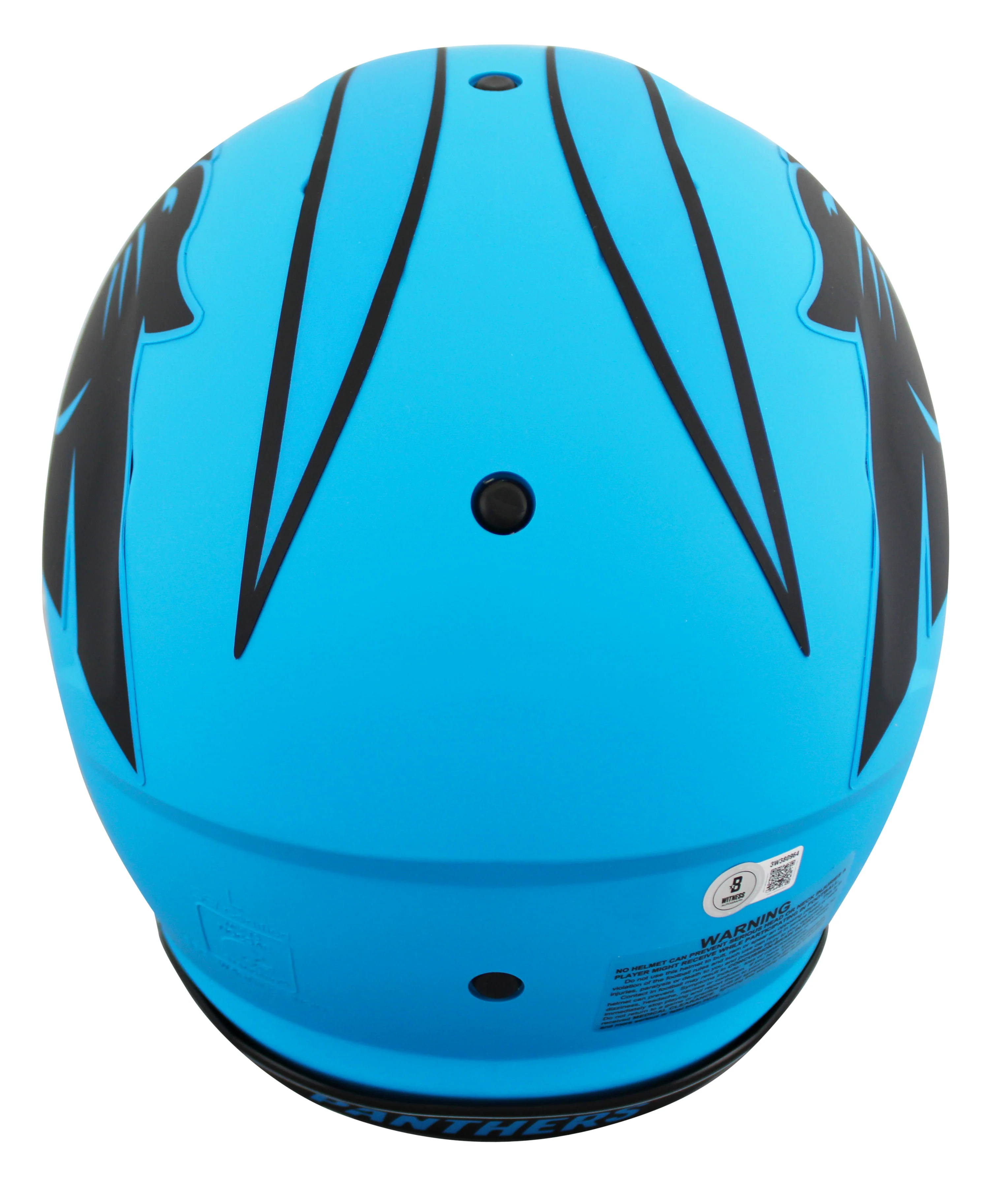 Panthers Julius Peppers Signed Rave Full Size Speed Proline Helmet BAS Witnessed - Image 3