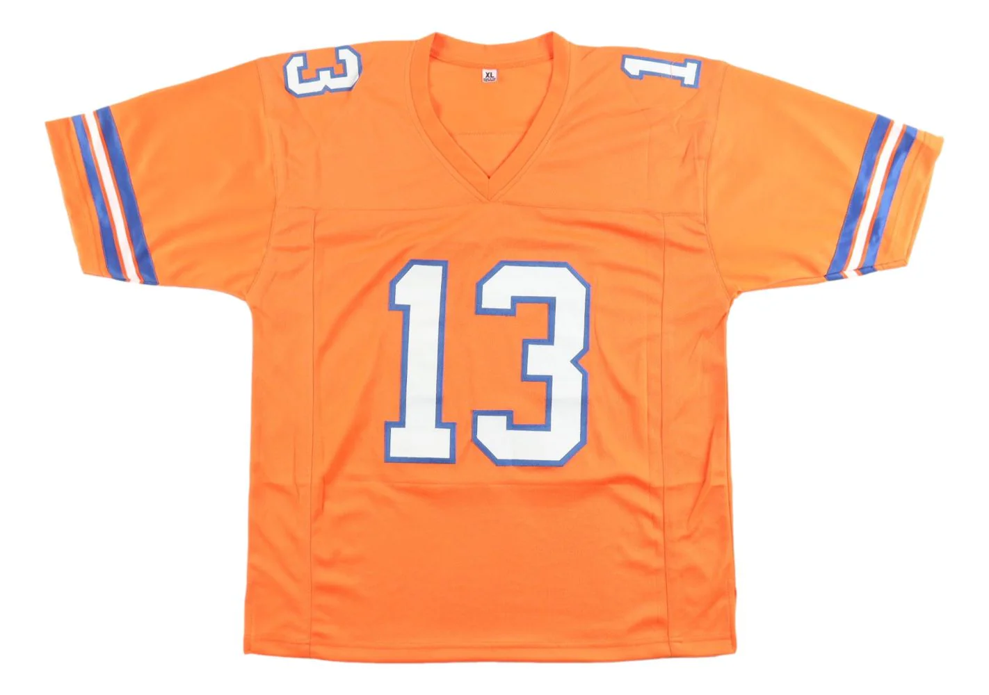 Pat Bryant Denver Signed Orange Football Jersey JSA QR Hologram - Image 3