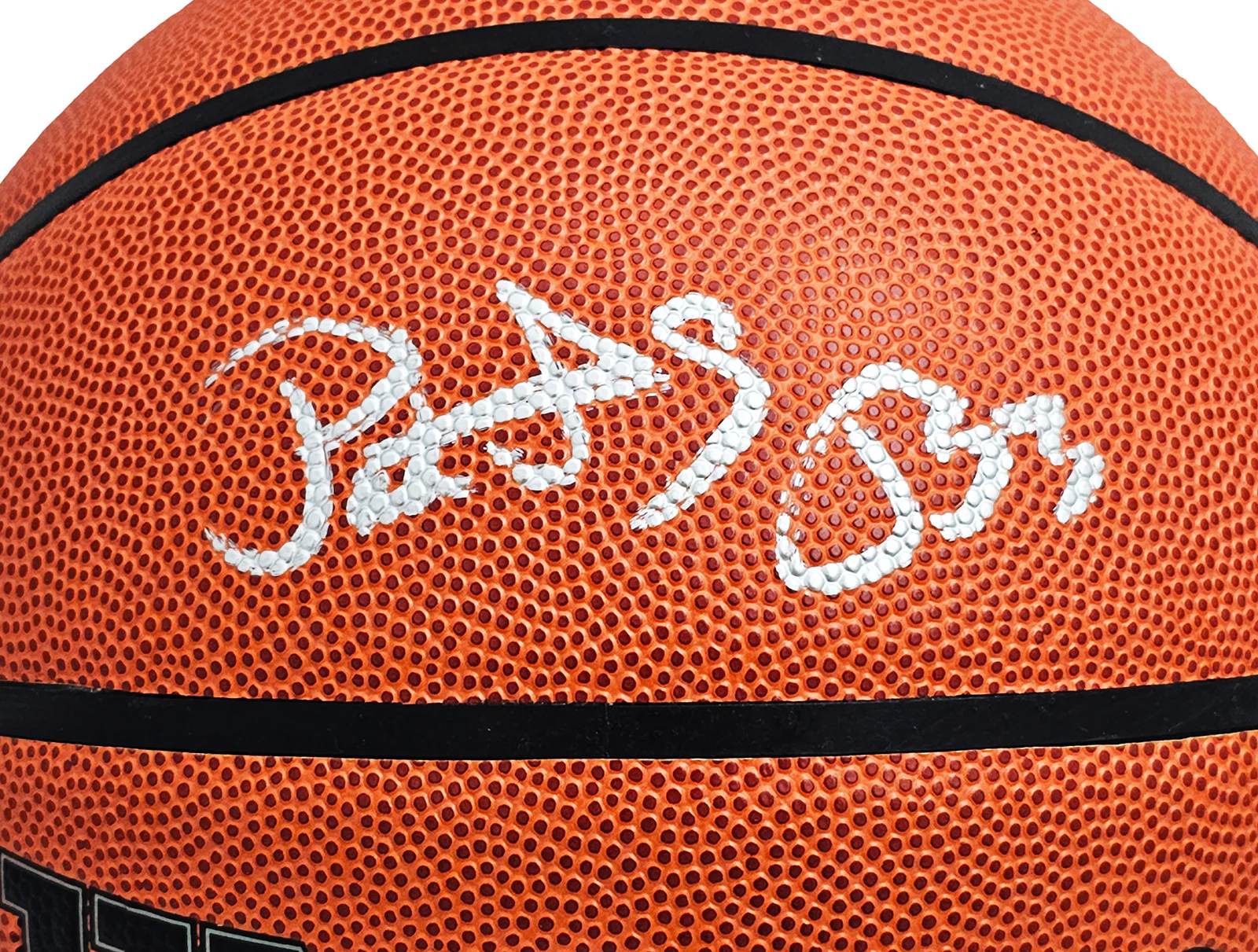 Patrick Ewing Autographed Authentic Indoor/Outdoor Basketball New York Knicks Beckett BAS Witness Stock #214817 - Image 2