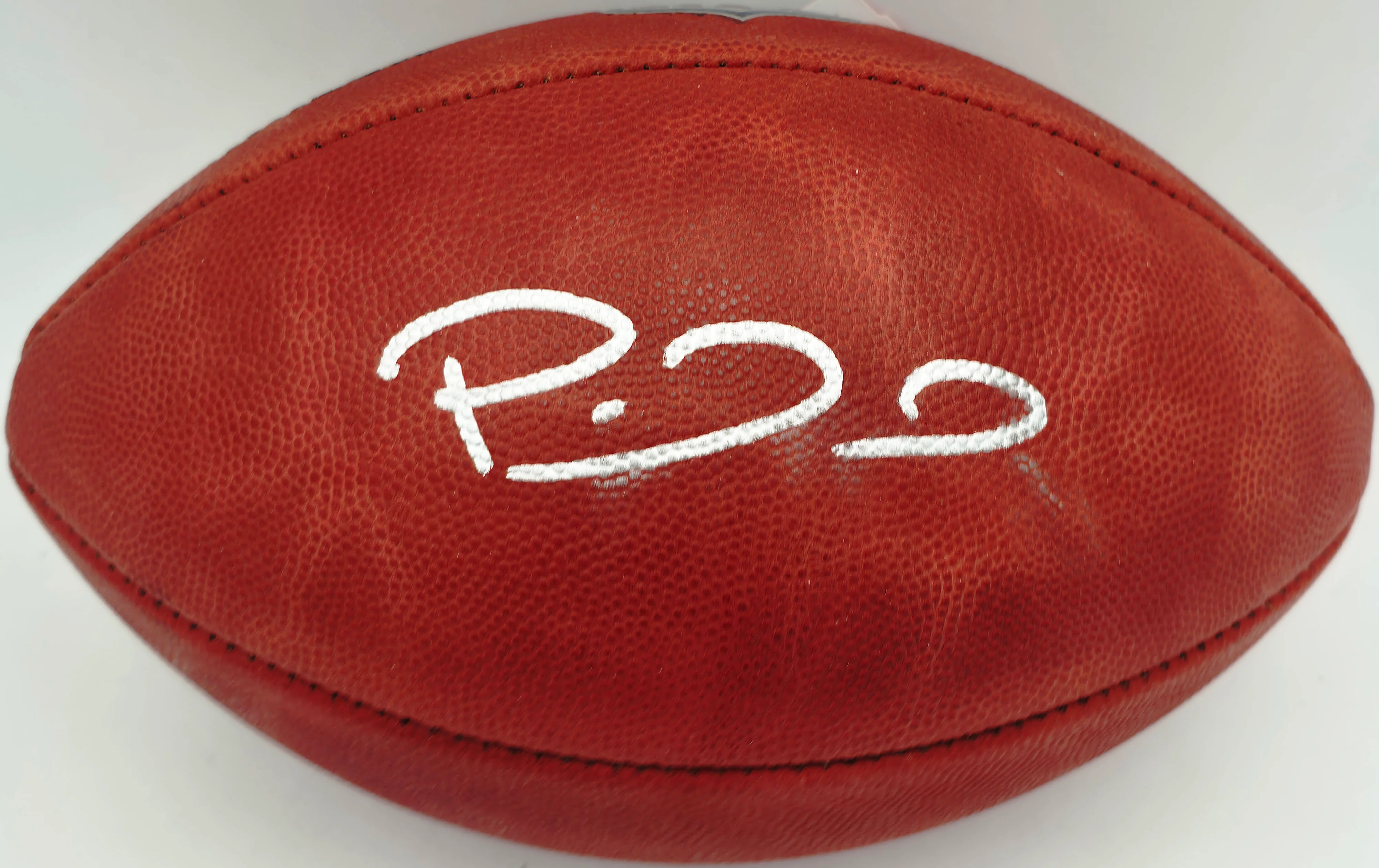 Patrick Mahomes Autographed Official NFL Leather Game Football Kansas City Chiefs Beckett BAS Witness #WE24252