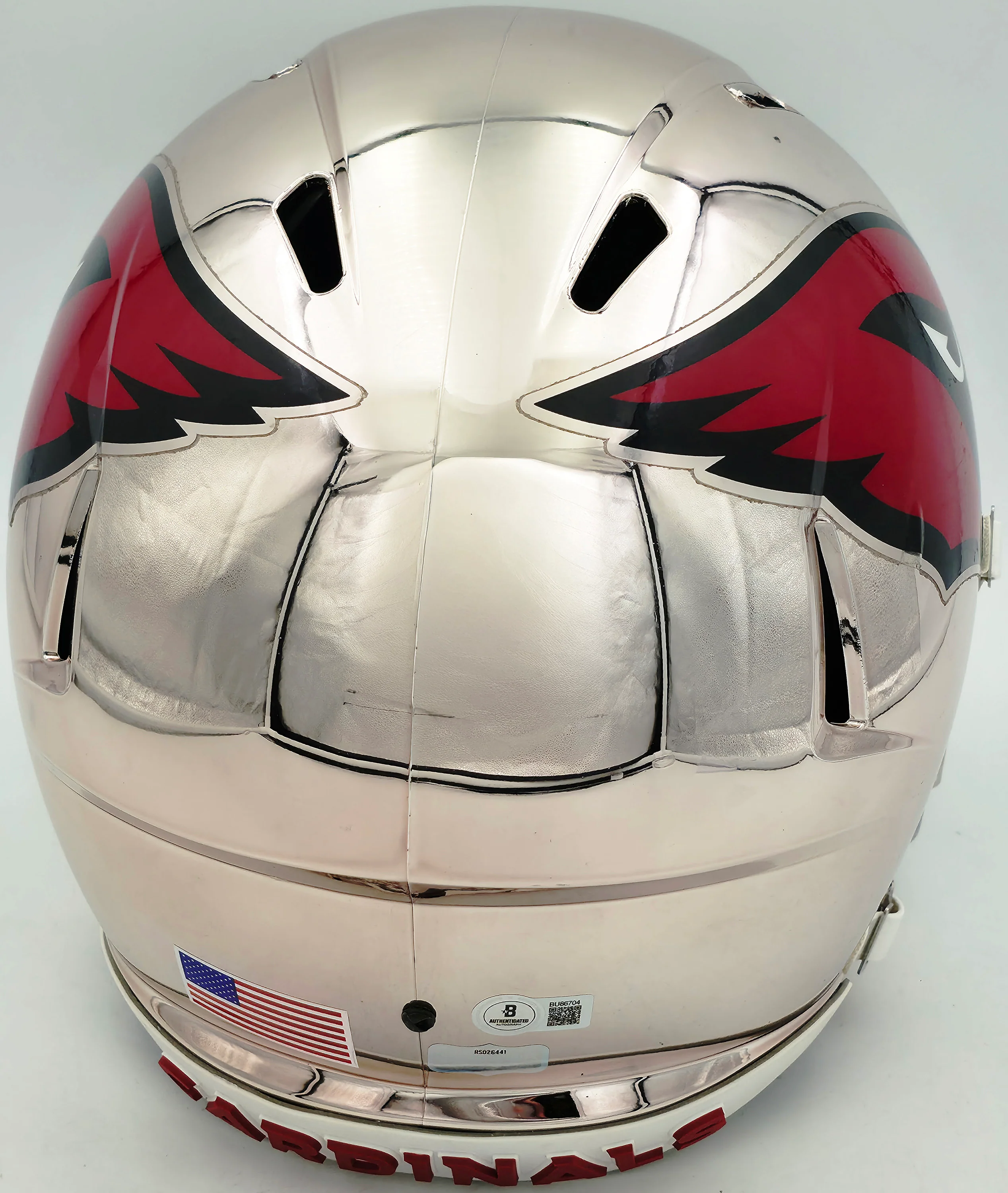Patrick Peterson Autographed Arizona Cardinals Full Size Helmet Beckett BAS QR #BU86704 - Image 4