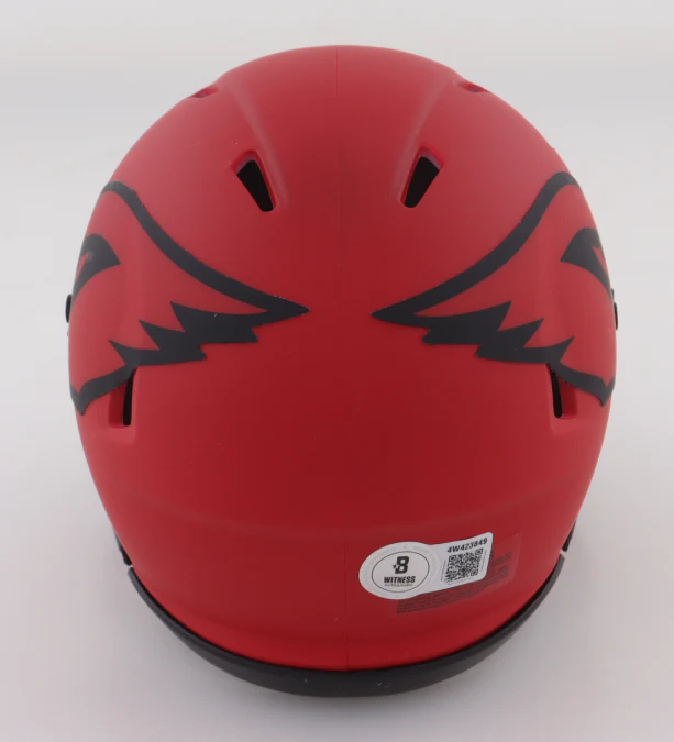 Patrick Peterson Signed Cardinals Rave Speed Mini Helmet - Beckett - Image 2