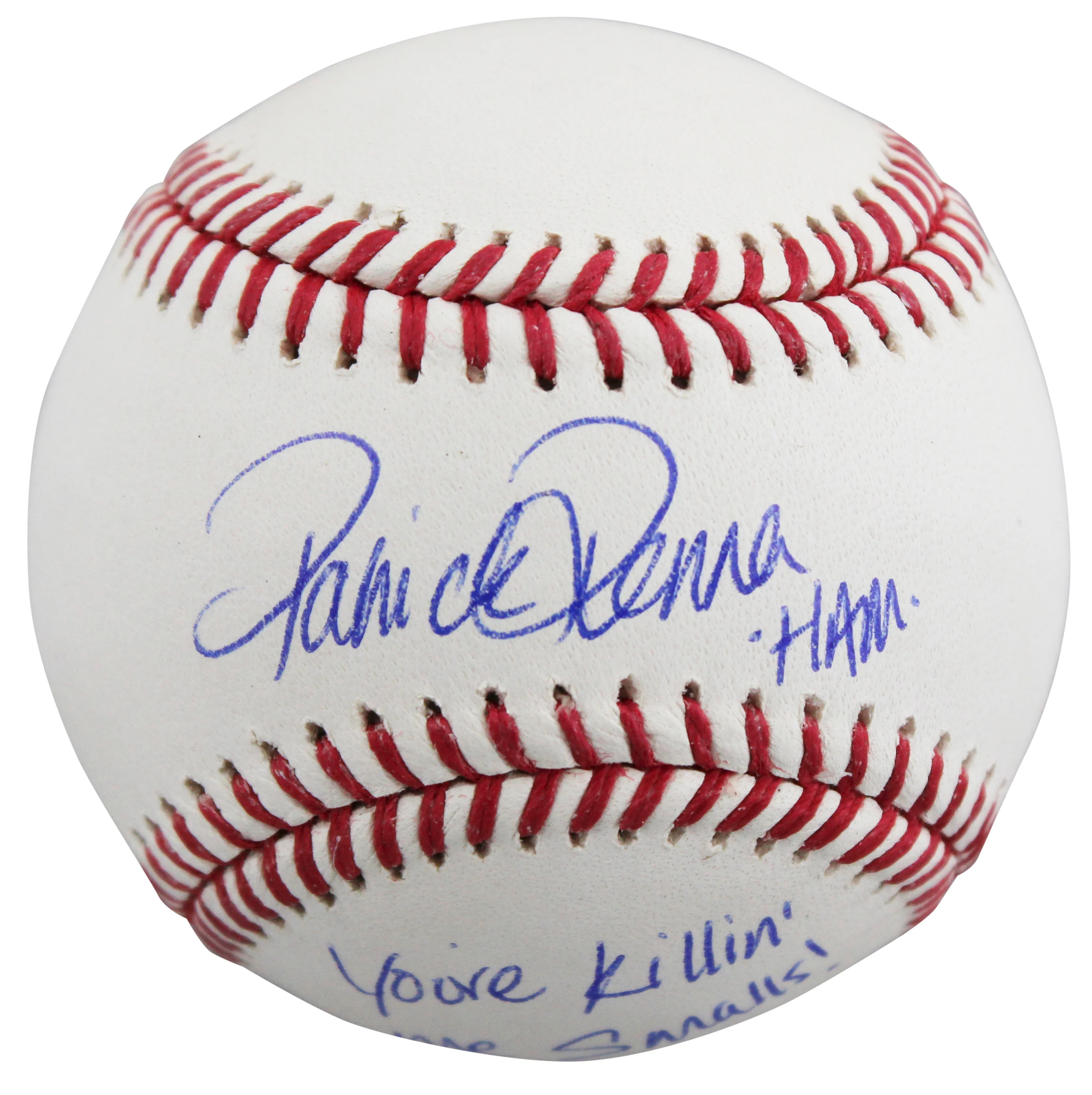 Patrick Renna The Sandlot "2x Insc" Signed Robert Manfred Oml Baseball BAS Wit - Image 4