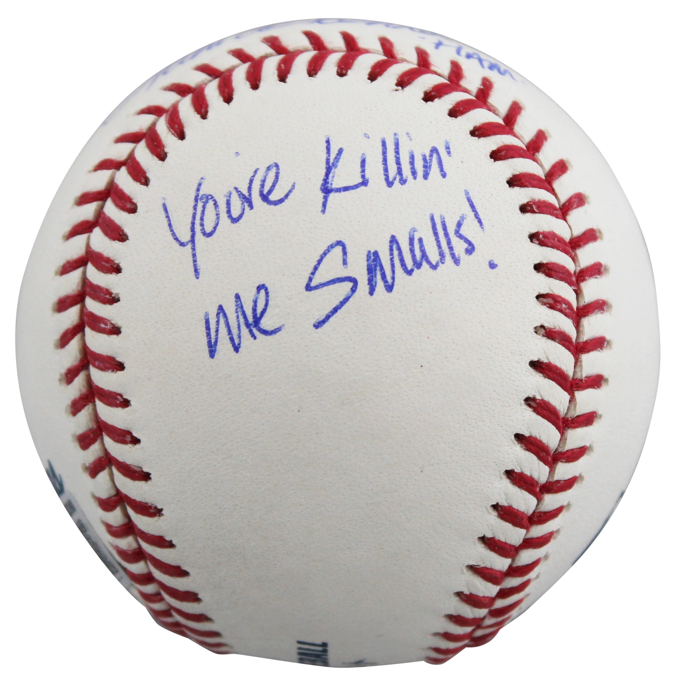 Patrick Renna The Sandlot "2x Insc" Signed Robert Manfred Oml Baseball BAS Wit - Image 5