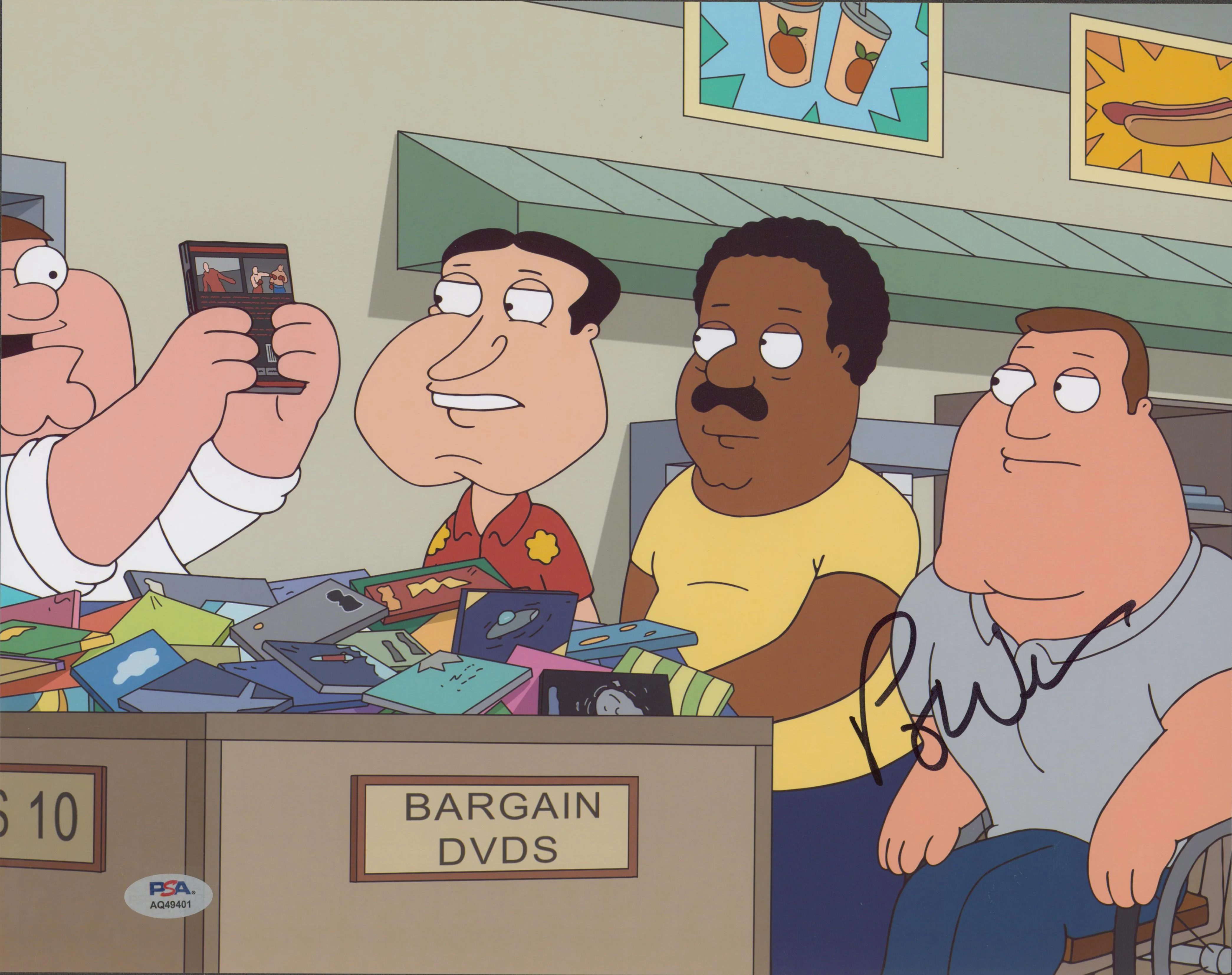 Patrick Warburton Family Guy Authentic Signed 11x14 Photo PSA/DNA #AQ49401 - Image 2