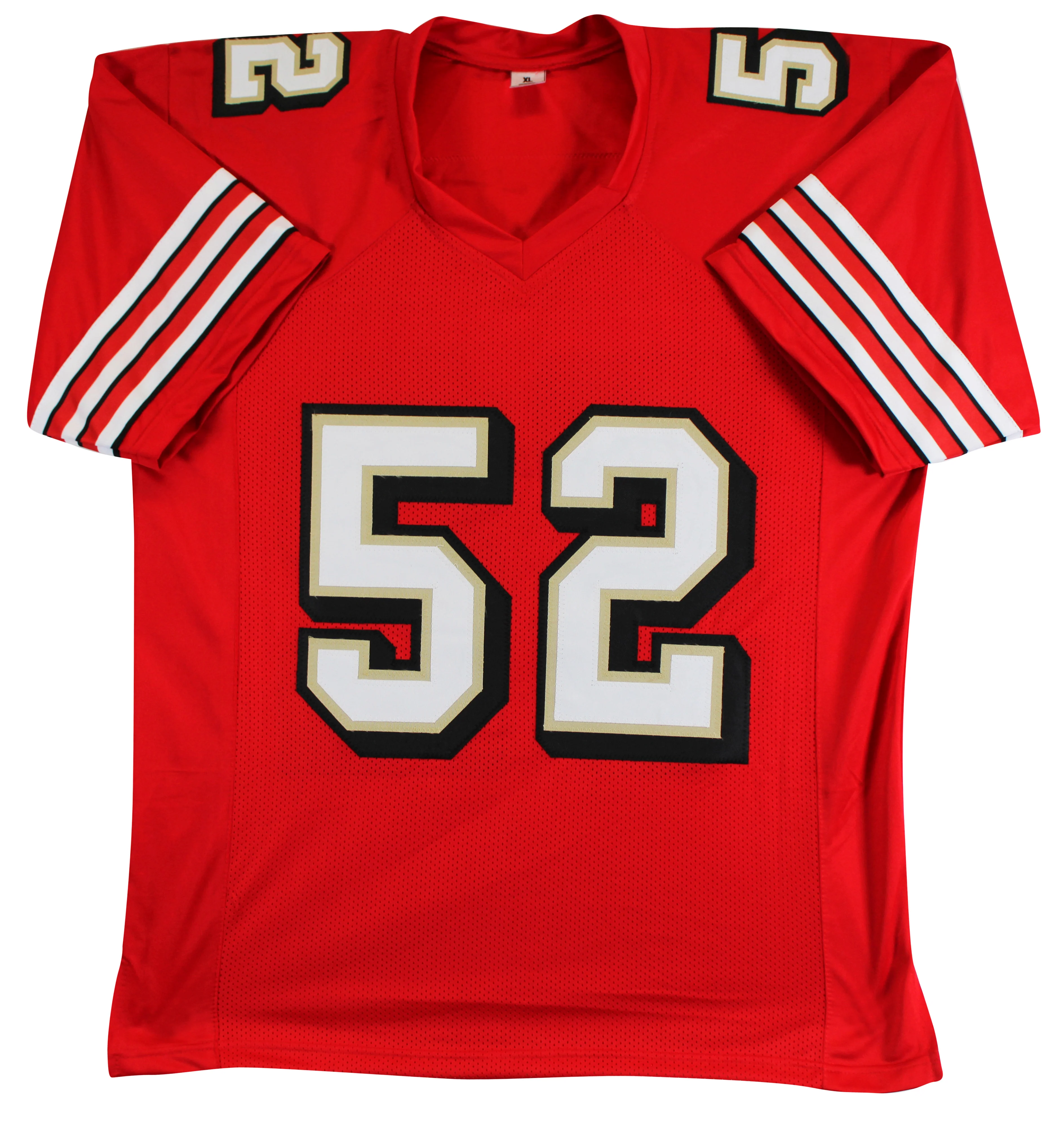 Patrick Willis "HOF 24" Signed Red Pro Style Jersey w/ Dropshadow BAS Witness 3 - Image 4