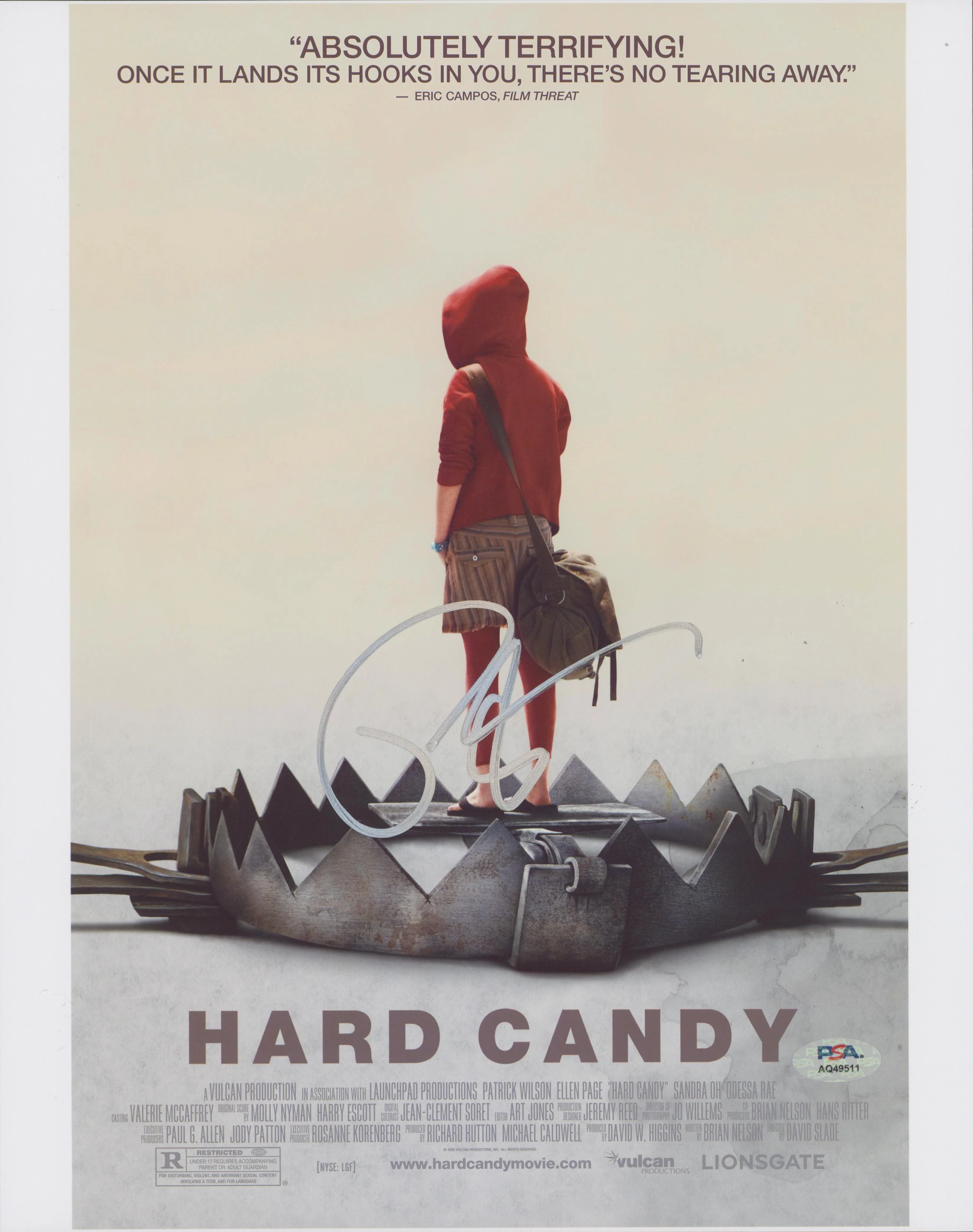 Patrick Wilson Hard Candy Authentic Signed 11x14 Vertical Photo PSA/DNA #AQ49511 - Image 2