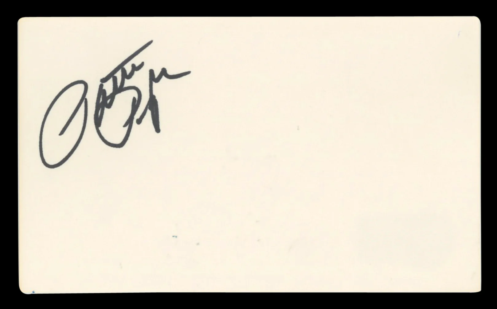 Patti Page Jimmy Joy Band Authentic Signed 3x5 Index Card BAS #BV03481 - Image 2