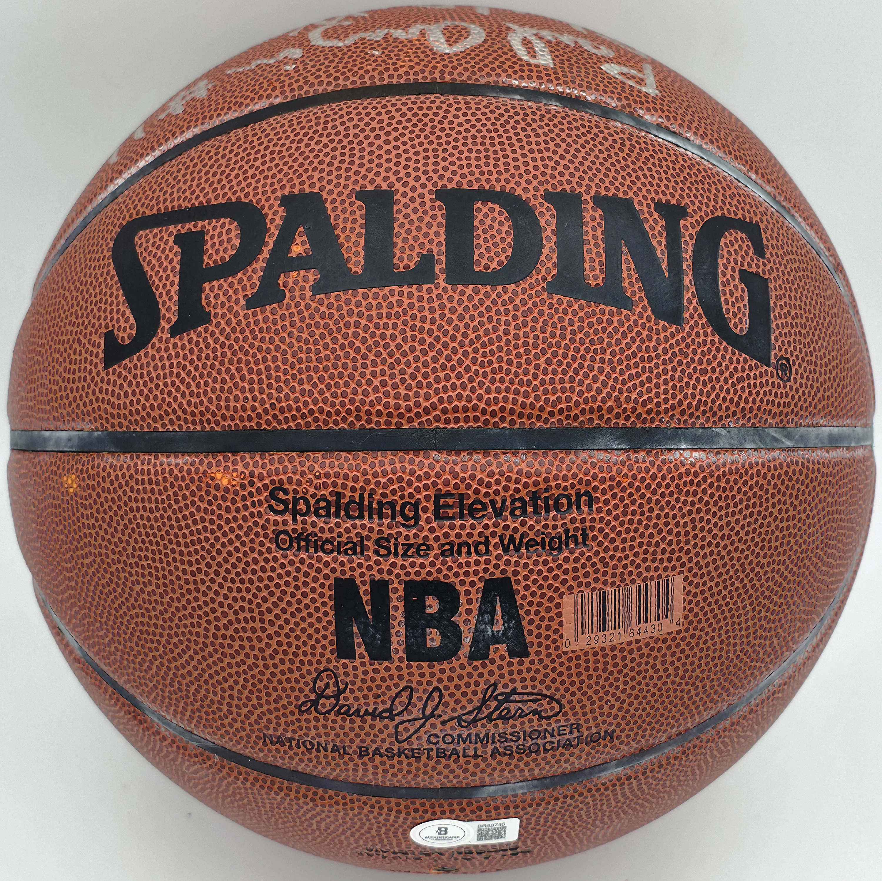 Paul Arizin Autographed Spalding Leather Basketball Philadelphia Warriors "#11 Phila. Warriors" Beckett BAS QR #BR88746 - Image 4