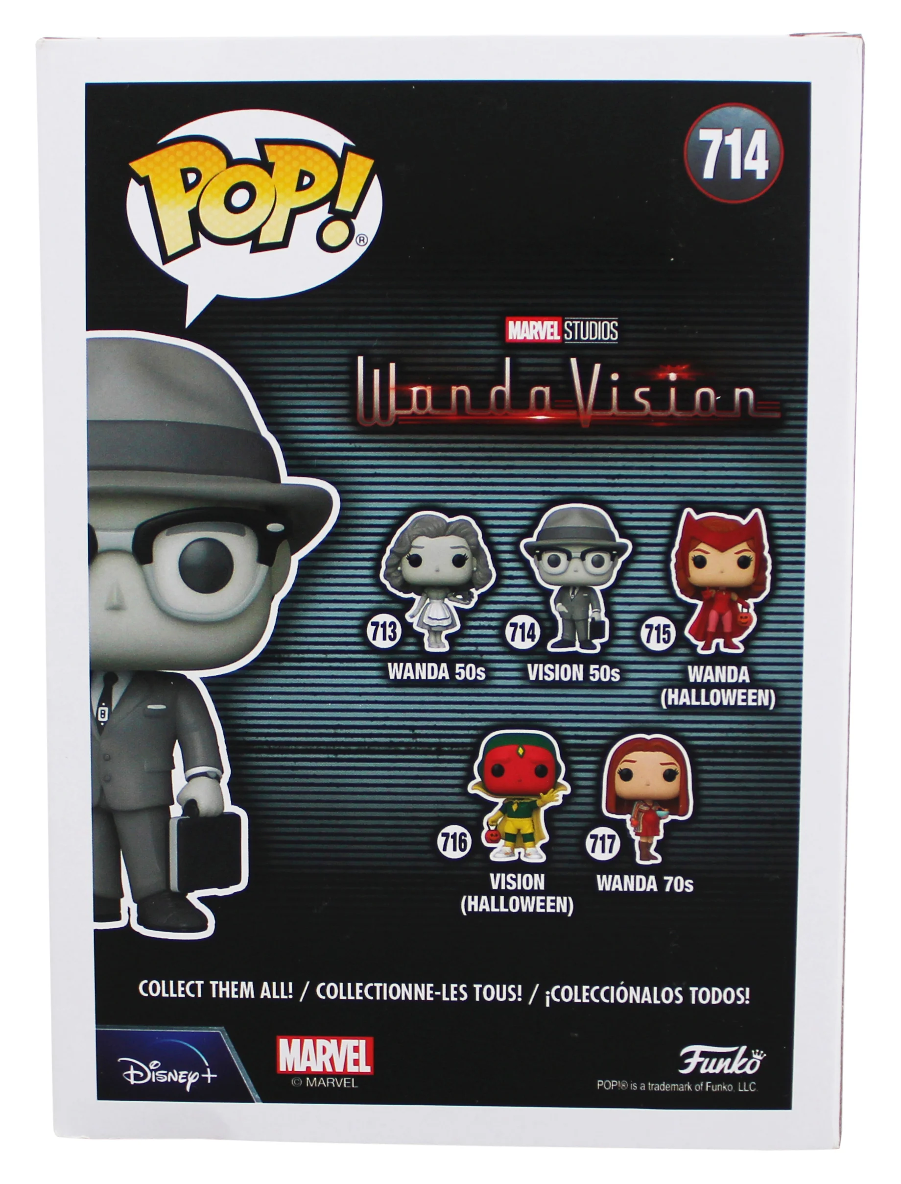 Paul Bettany WandaVision "Viz" Signed Vision #714 Funko Pop Figure BAS #BJ44775 - Image 5