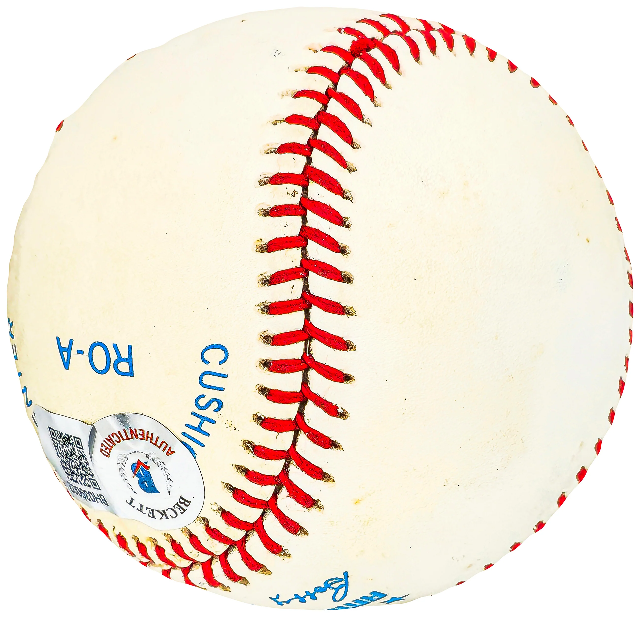 Paul Burris Autographed Official AL Baseball Milwaukee Braves Beckett BAS QR #BH039002 - Image 4