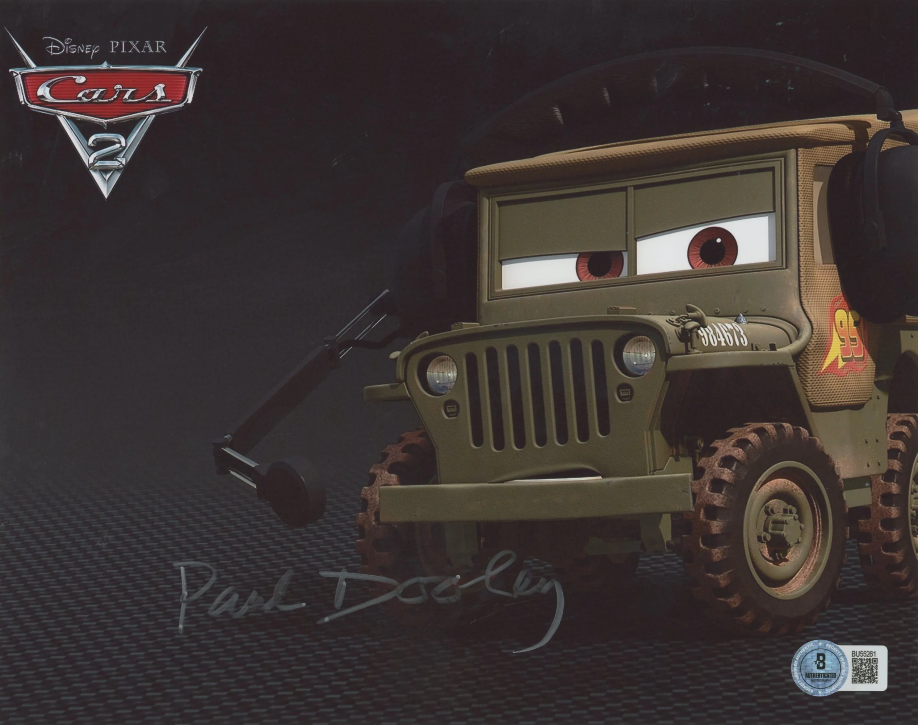 Paul Dooley Cars 2 Authentic Signed 8x10 Horizontal Photo Autographed BAS 3