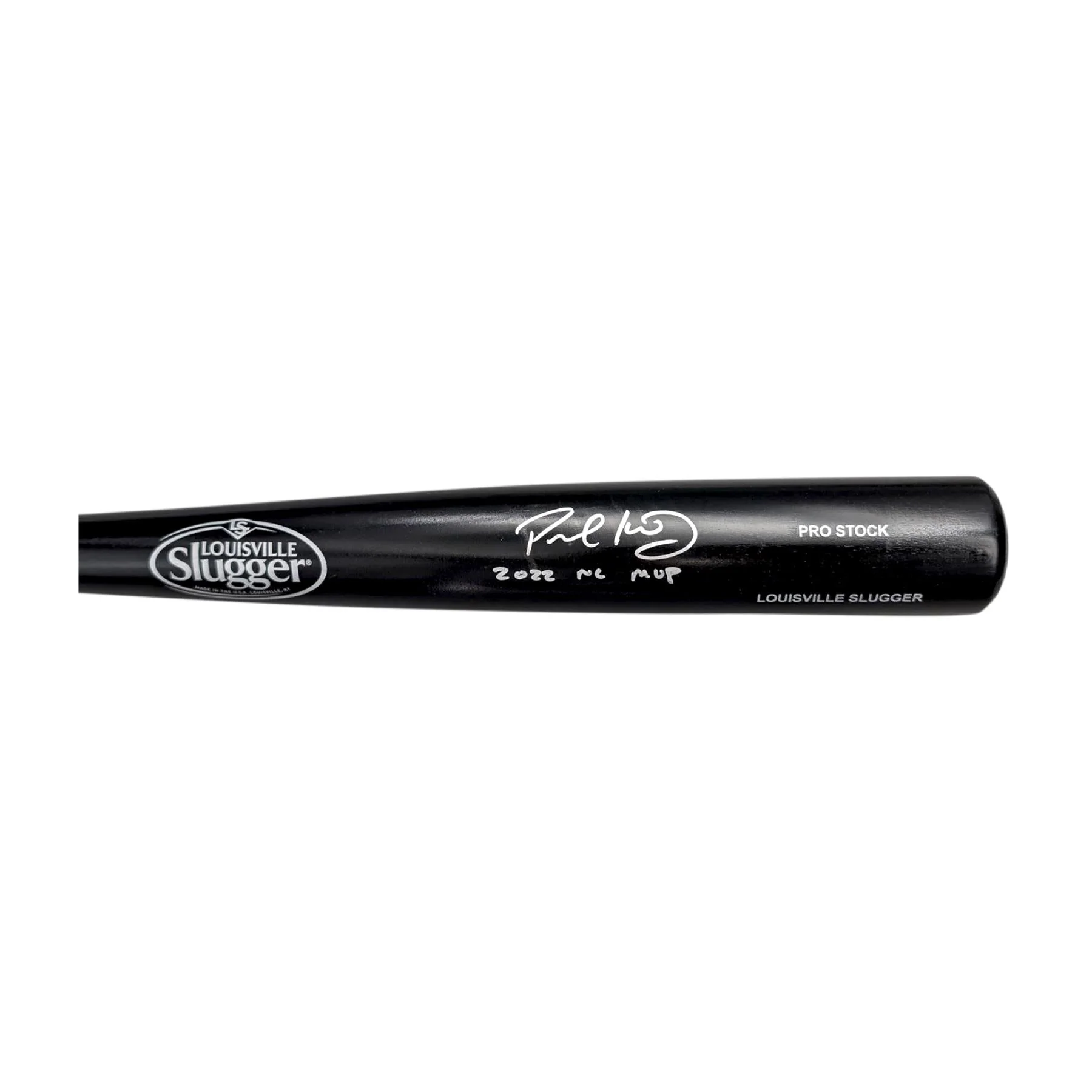 Paul Goldschmidt Autographed Louisville Slugger Black Pro Stock Baseball Bat w/ Inscription - FAN