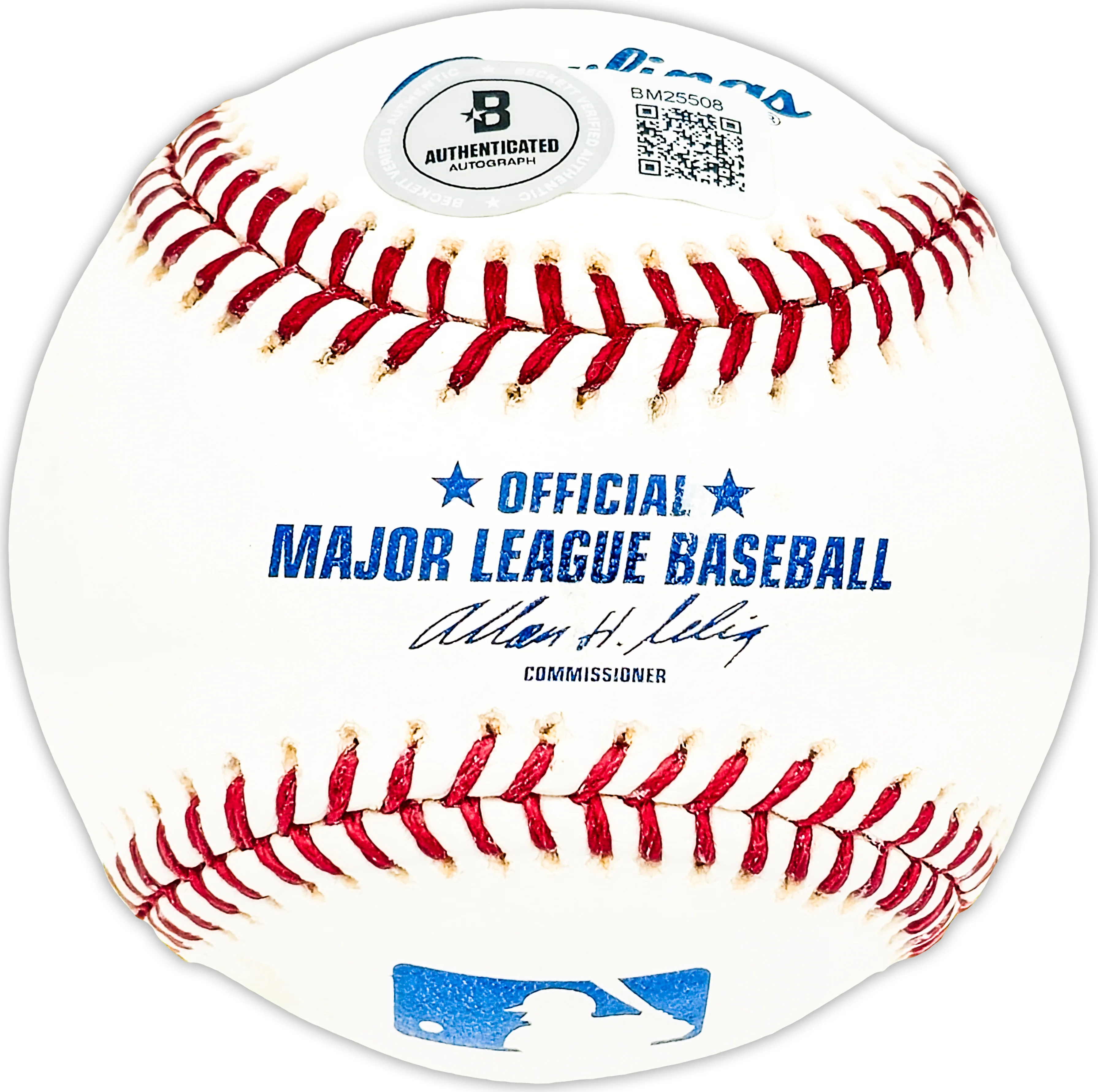 Paul Henrichs Autographed Official MLB Baseball Boston Red Sox Beckett BAS QR #BM25508 - Image 2