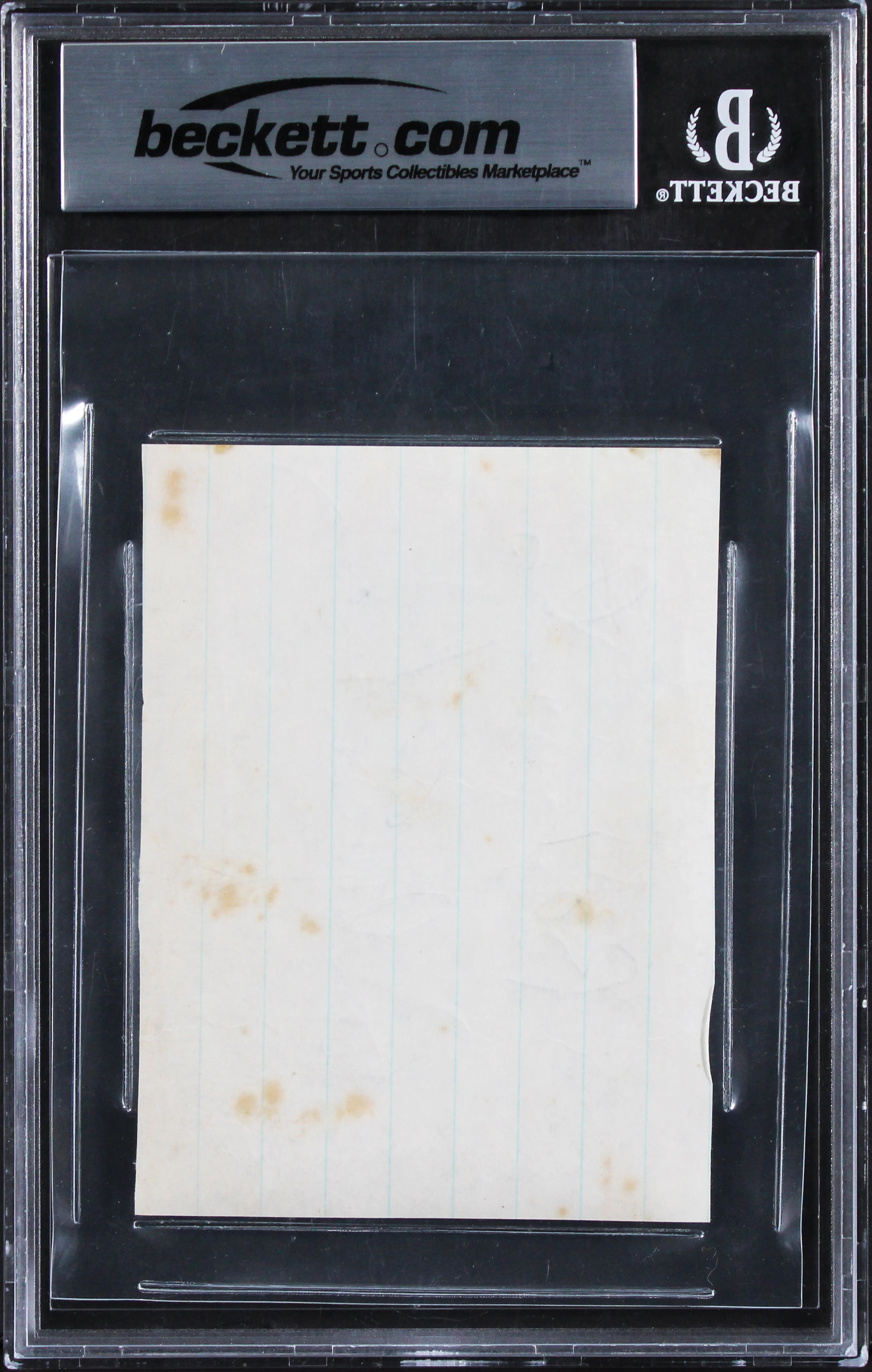 Paul McCartney The Beatles Authentic Signed 3x4 Cut Signature BAS Slabbed - Image 3