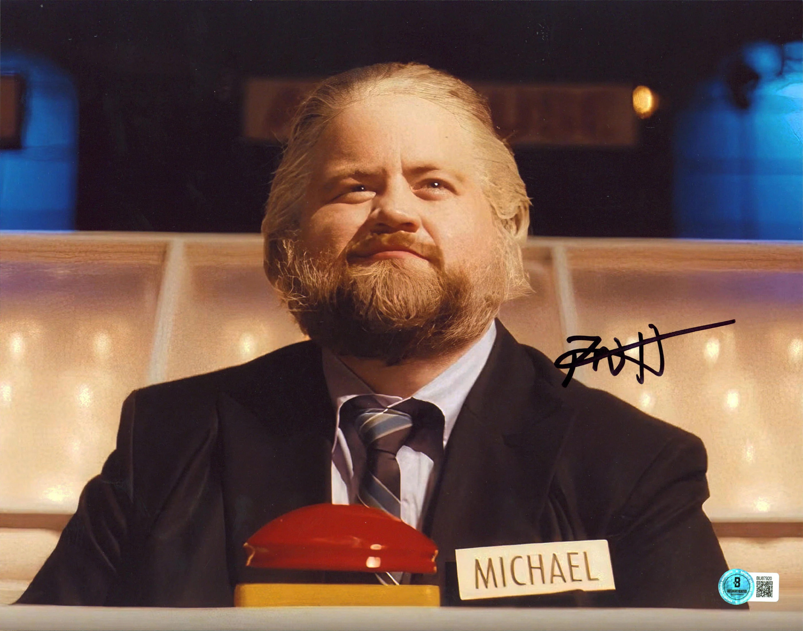 Paul Walter Hauser The Luckiest Man In America Signed 11x14 Photo BAS #BU87920