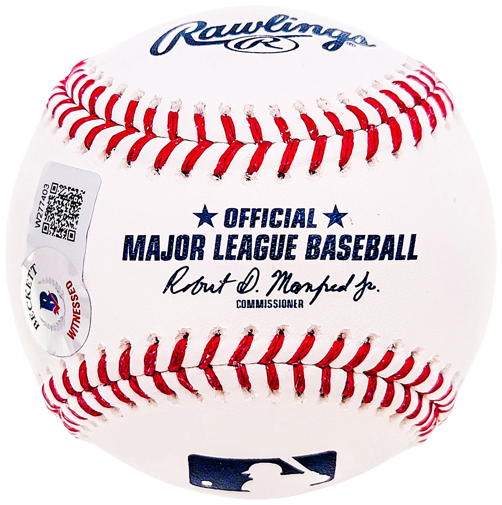 Pedro Martinez Autographed Official MLB Baseball Boston Red Sox "Whos Your Daddy" Beckett BAS Witness Stock #211746 - Image 3
