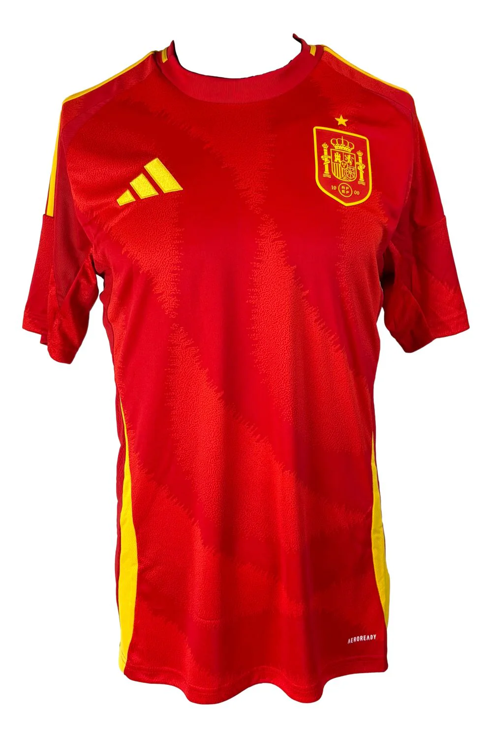 Pedro Signed Spain Adidas Soccer Jersey BAS - Image 3