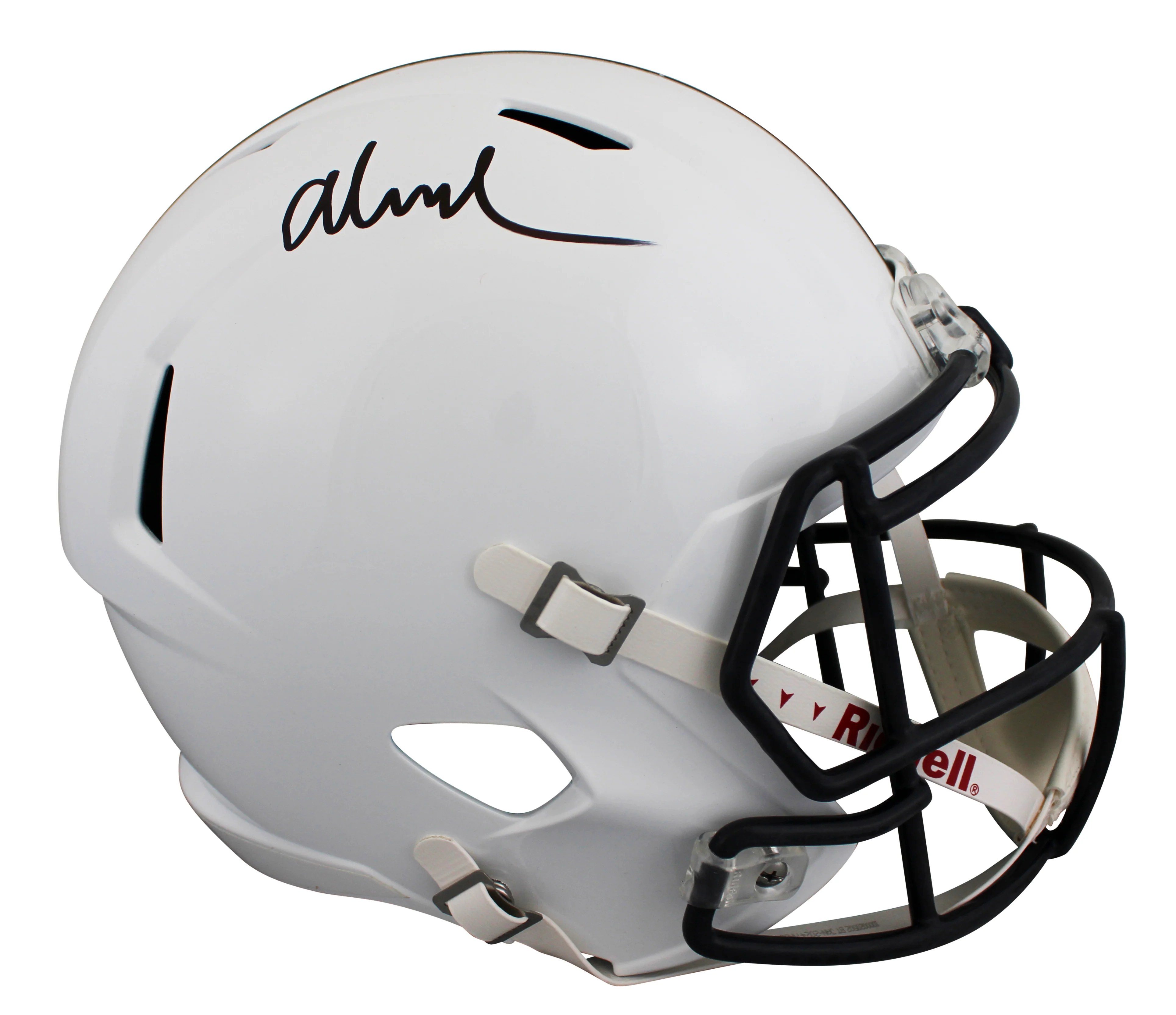 Penn State Abdul Carter Signed Full Size Speed Rep Helmet W/ Case BAS Witnessed - Image 3