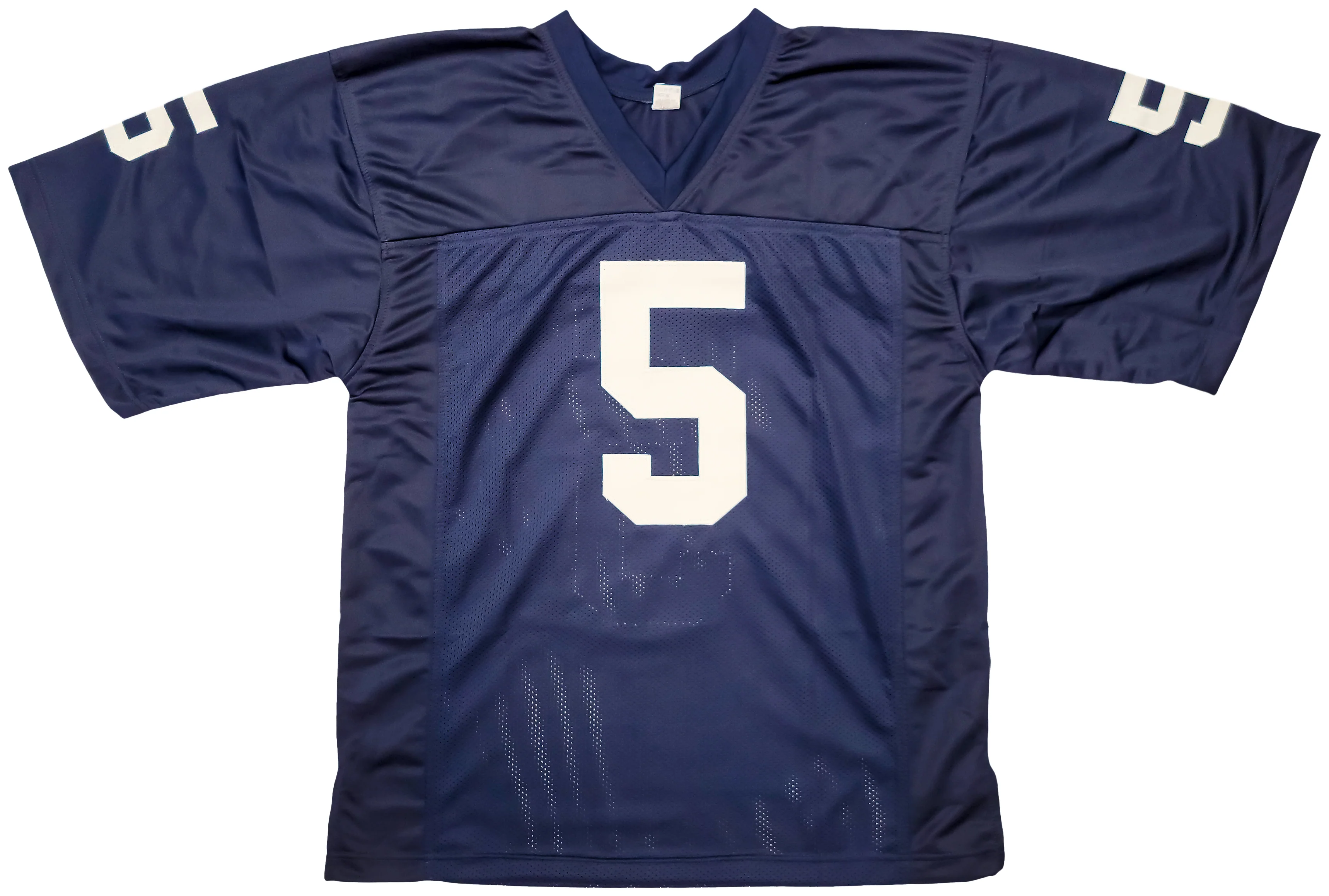 Penn State Nittany Lions Jahan Dotson Autographed Blue Jersey Beckett BAS Stock #203016 - Image 5