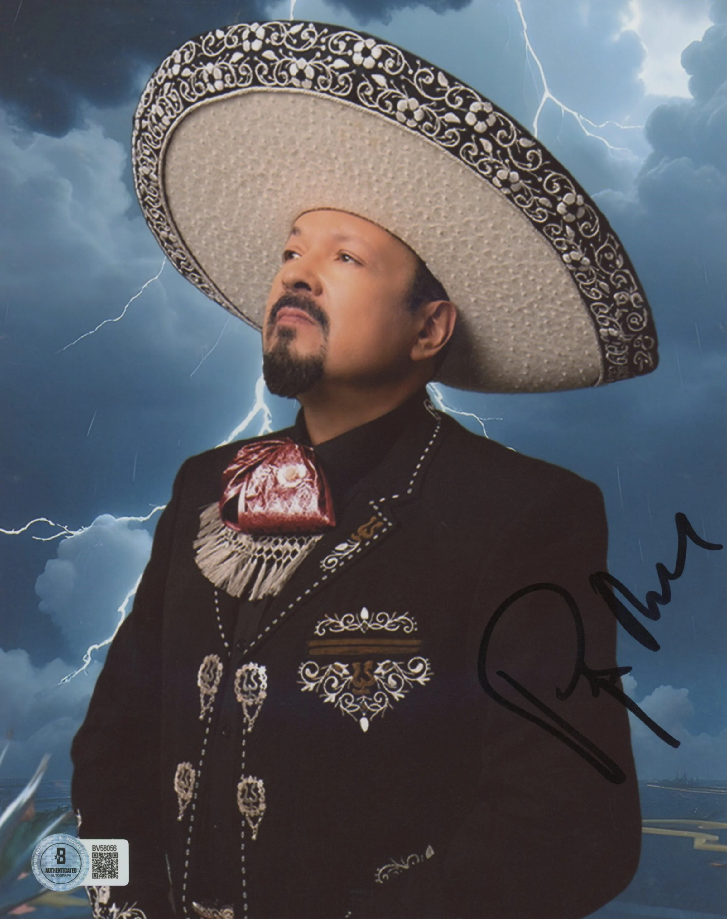 Pepe Aguilar Musician Authentic Signed 8x10 Photo Autographed BAS #BV58056 - Image 2
