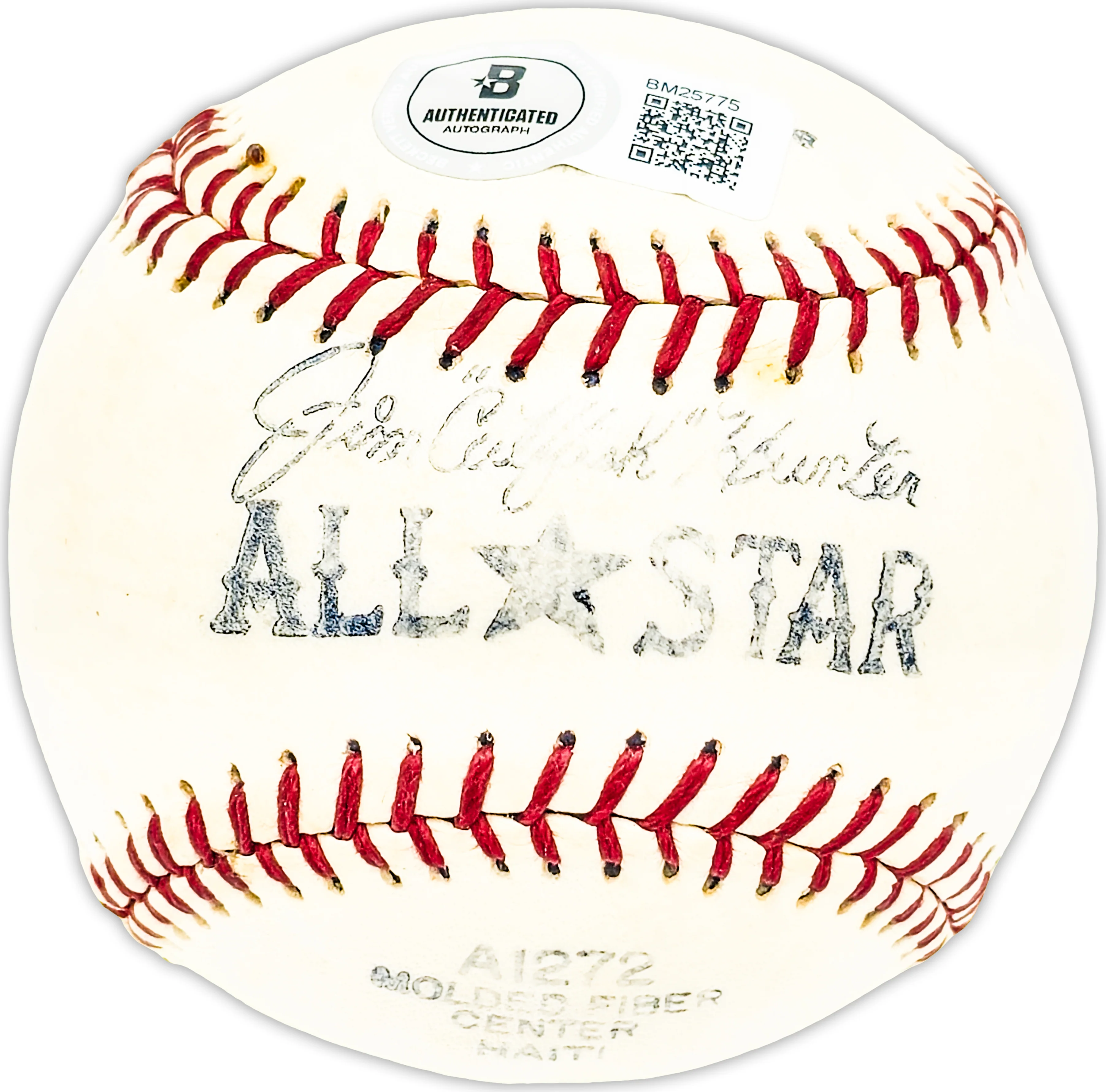 Pepe Frias Autographed Official Wilson Baseball Expos, Dodgers Beckett BAS QR #BM25775 - Image 2