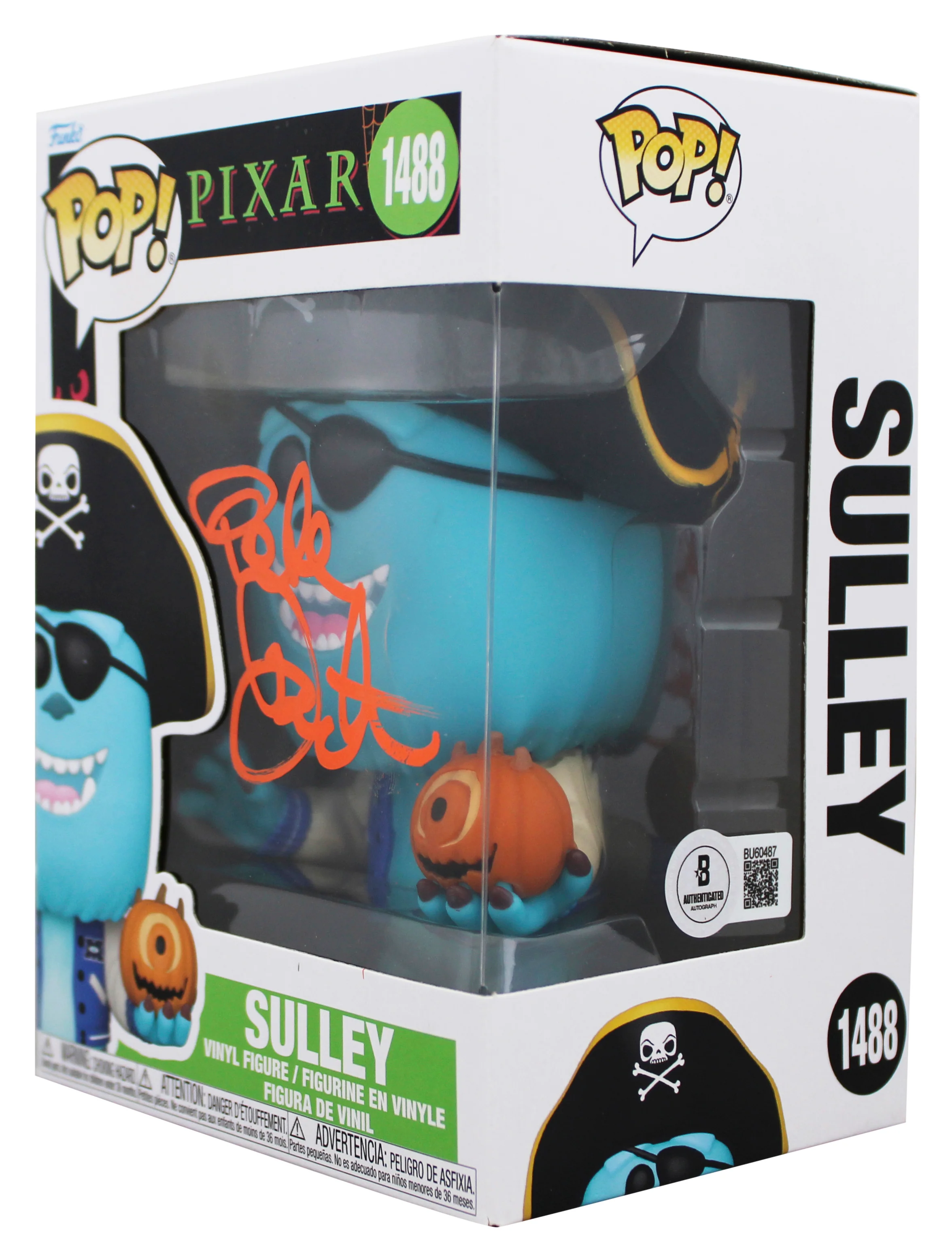 Pete Docter Monsters Inc Signed Sulley #1488 Funko Pop Vinyl Figure BAS #BU60487 - Image 3
