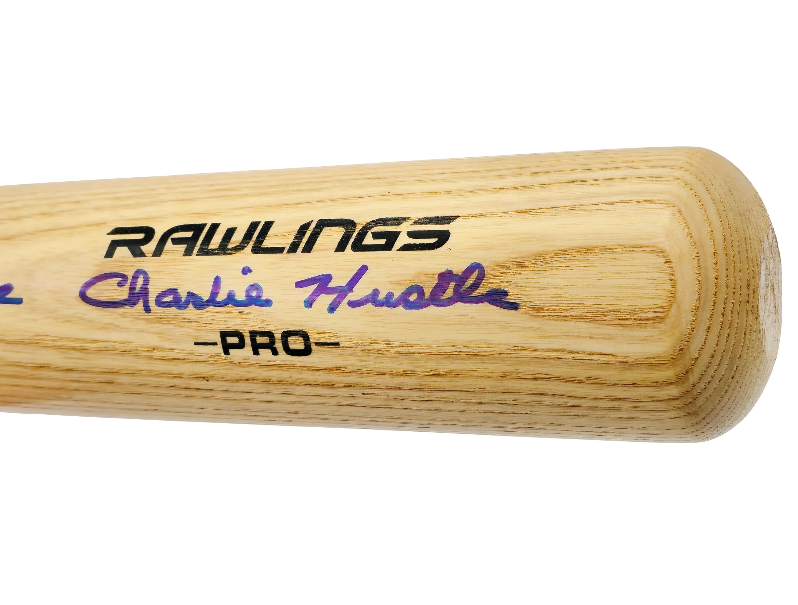 Pete Rose Autographed Blonde Rawlings Pro Baseball Bat Cincinnati Reds "Charlie Hustle" PR Holo Stock #228084 - Image 4