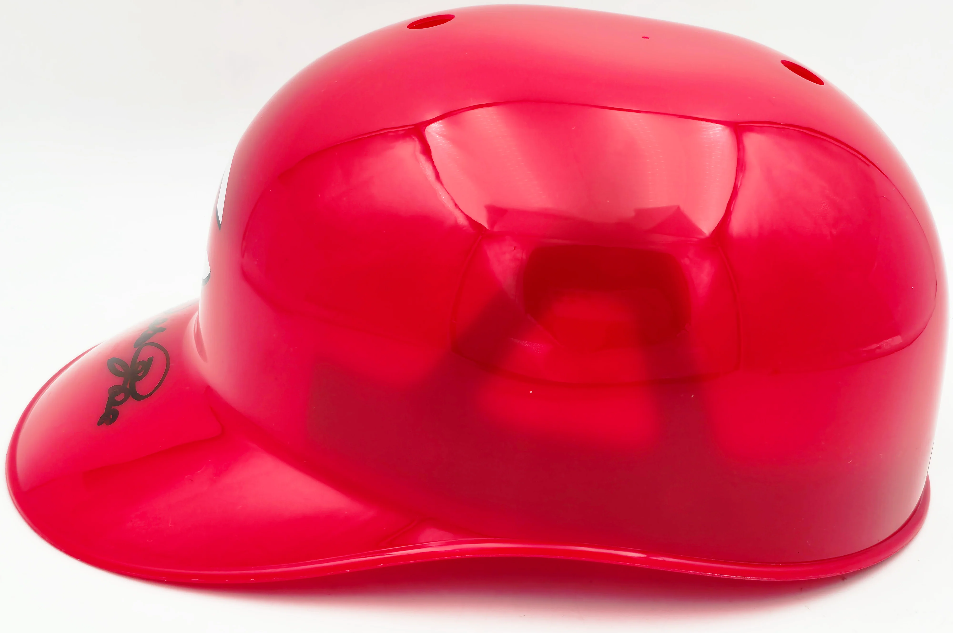 Pete Rose Autographed Cincinnati Reds Red Batting Helmet PR Holo SKU #258024 - Image 3