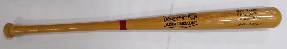 Pete Rose Autographed Rawlings Adirondack Bat Cincinnati Reds Beckett BAS QR #BV12114 - Image 5