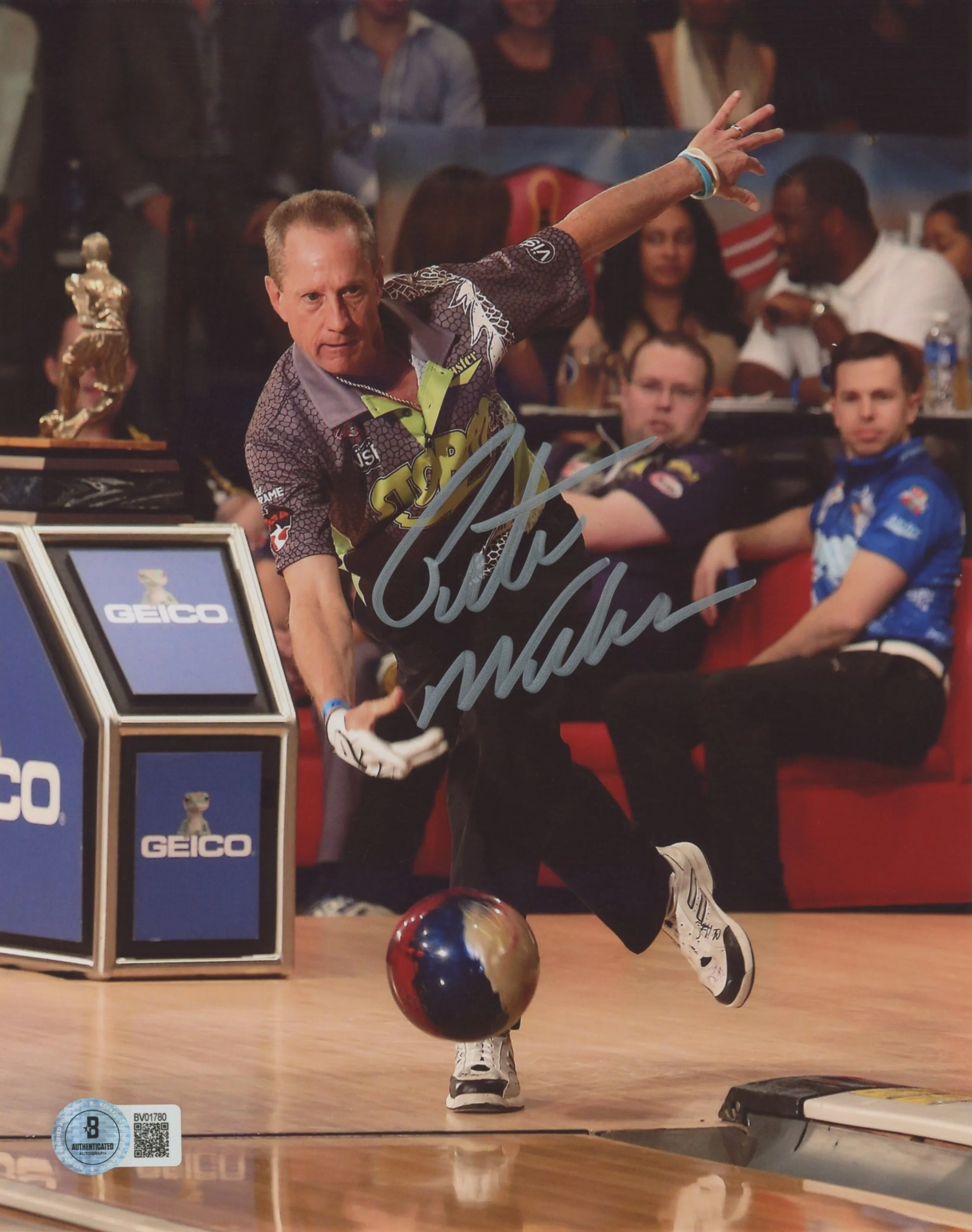 Pete Weber Authentic Signed 8x10 Vertical Photo Autographed BAS 11 - Image 2