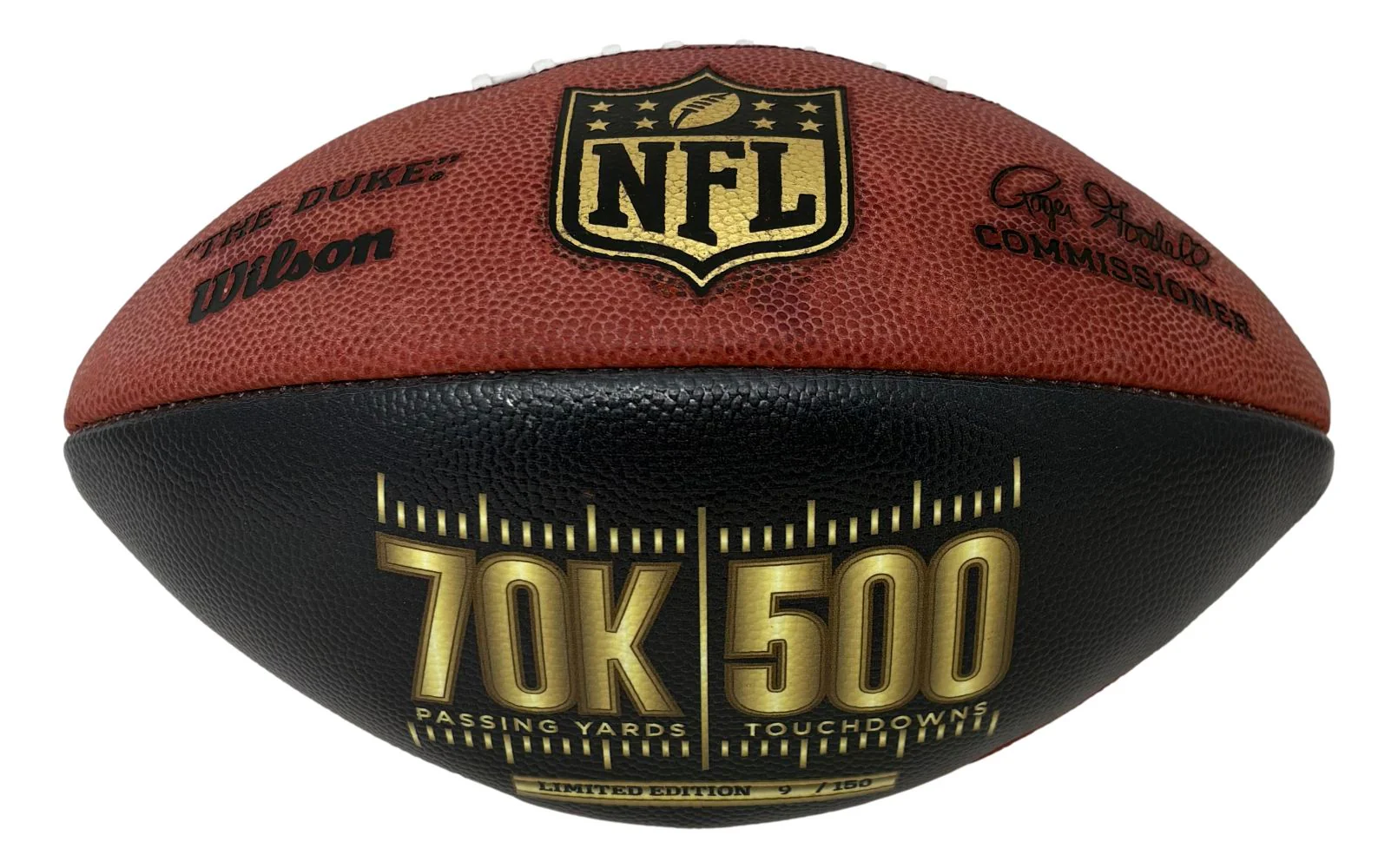 Peyton Manning Brett Favre Signed NFL 70K 500 TD Duke Football Fanatics+Radke - Image 2