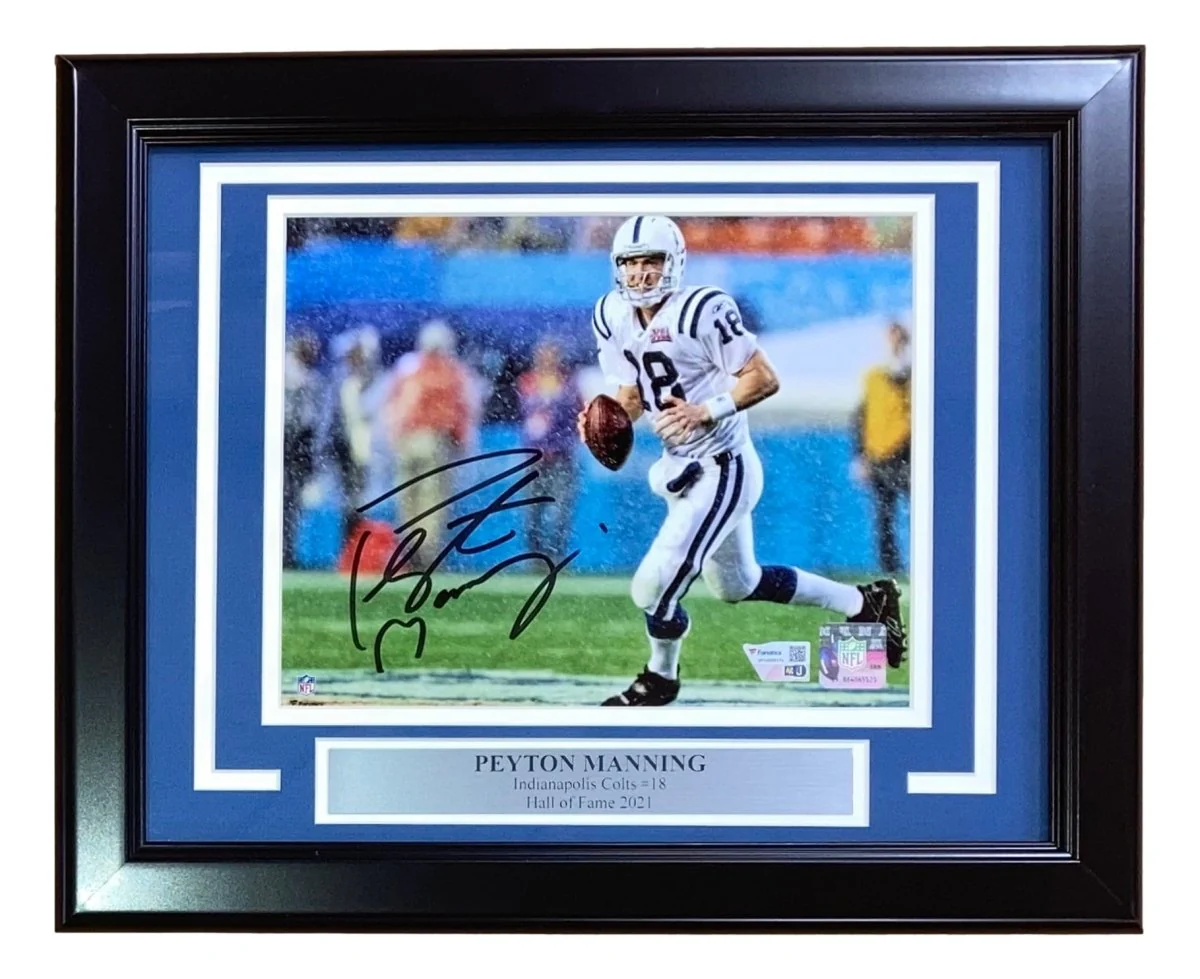Peyton Manning Signed Framed 8x10 Indianapolis Colts Photo Fanatics - Image 5