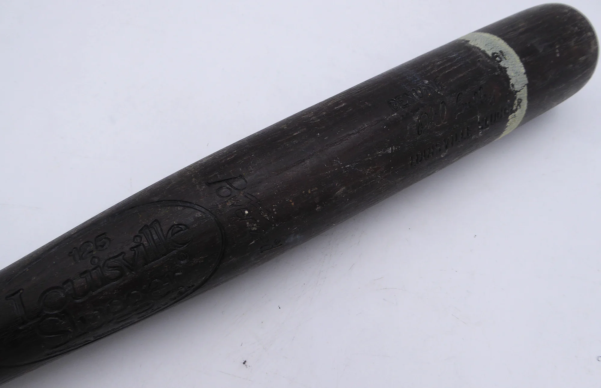 Phil Bradley Unsigned Game Used Bat Louisville Slugger R161 Seattle Mariners SKU #253153