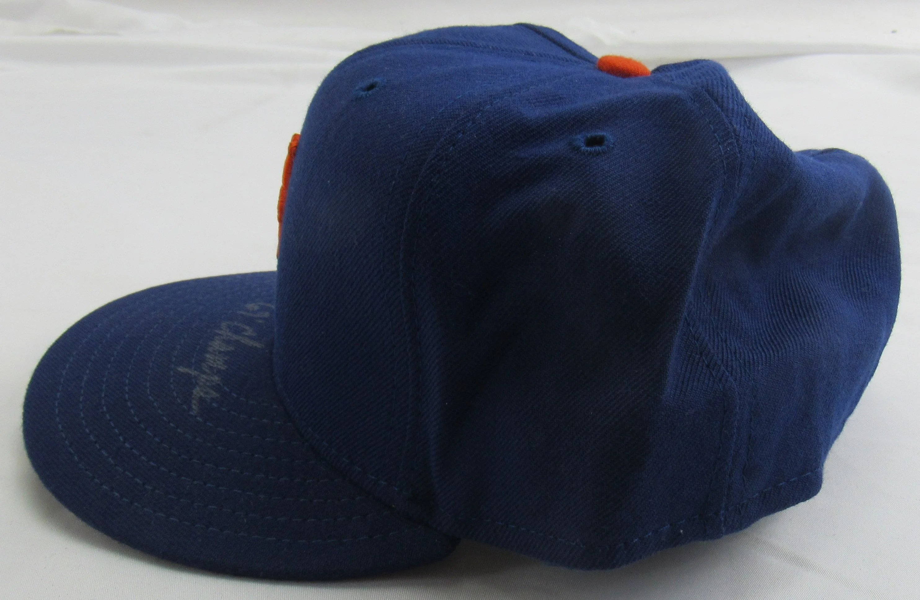 Ed Charles Signed Mets Auto Hat JSA CI59554 - Image 3