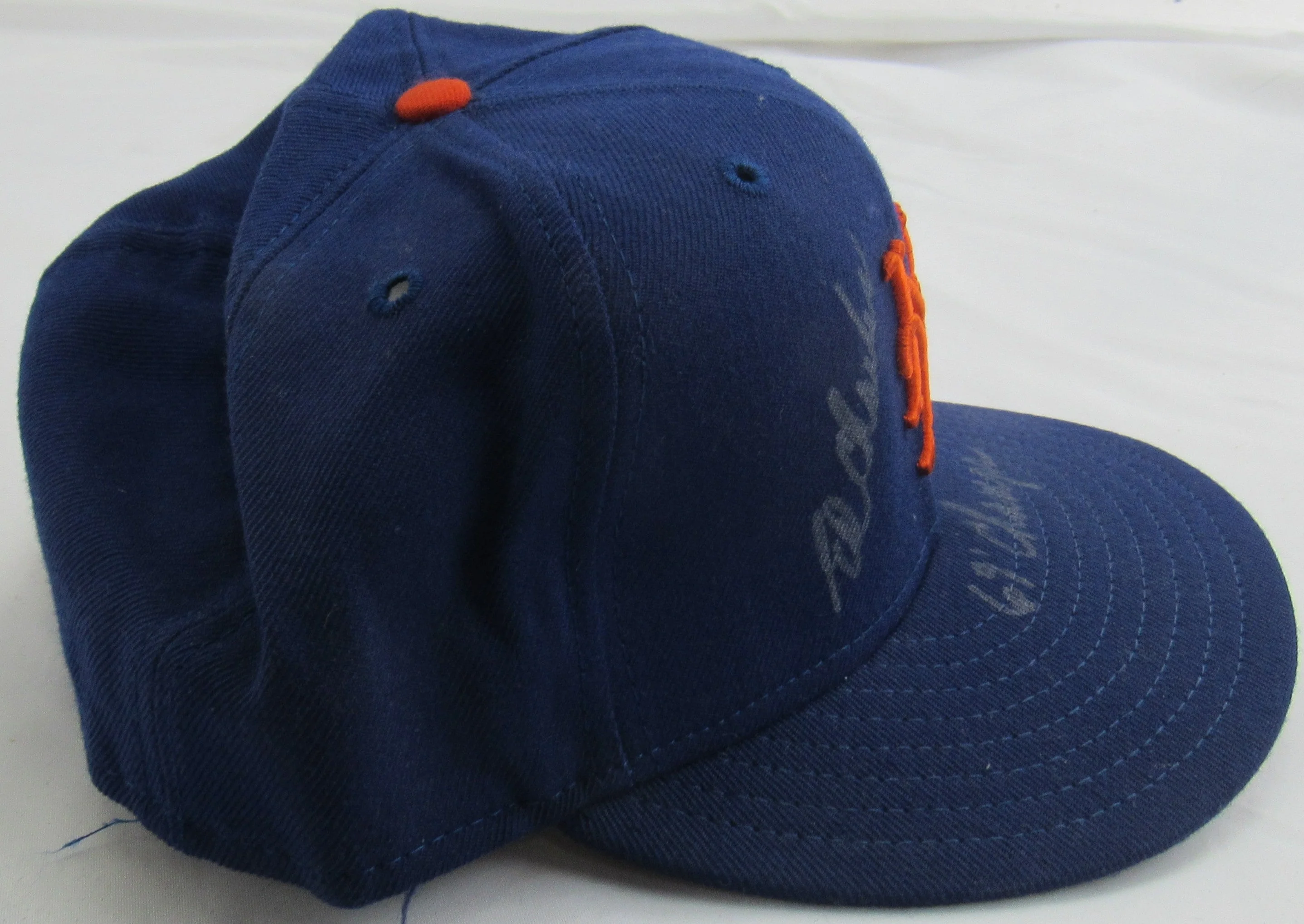 Ed Charles Signed Mets Auto Hat JSA CI59554 - Image 5