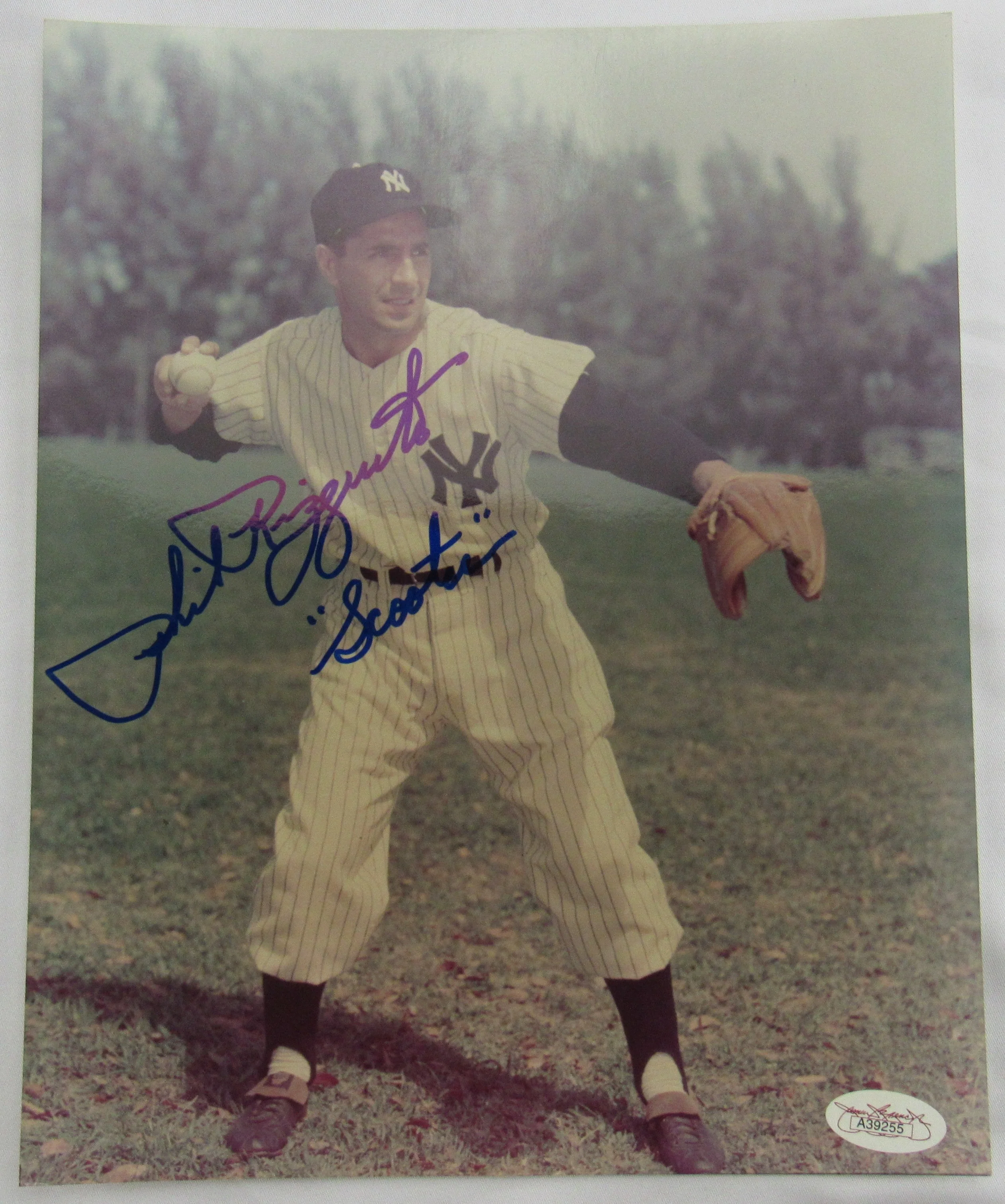 Phil Rizzuto Signed Auto 8x10 Photo JSA A39255