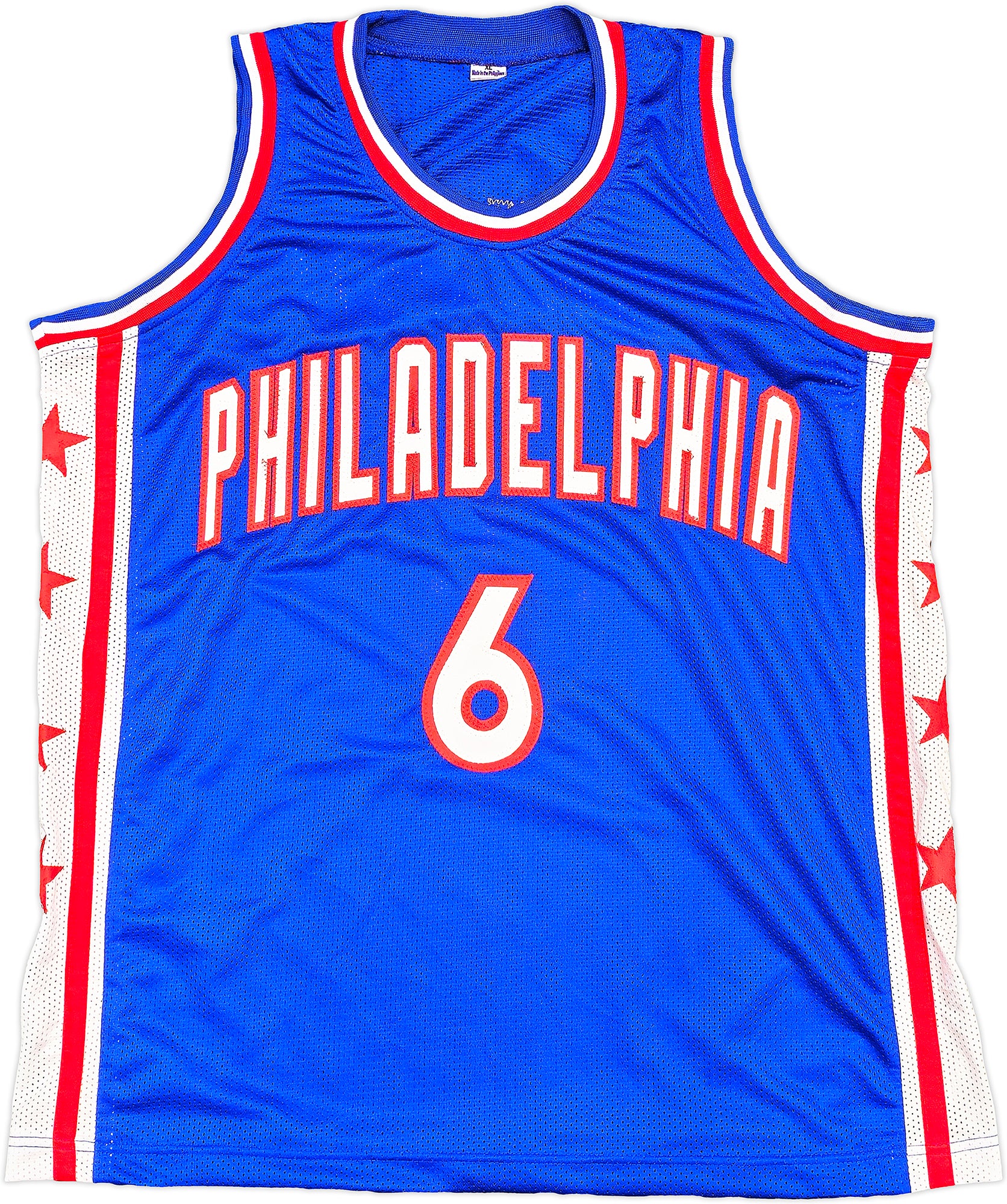 Philadelphia 76ers Julius "Dr. J" Erving Autographed Blue Jersey Beckett BAS Witness Stock #230291 - Image 5