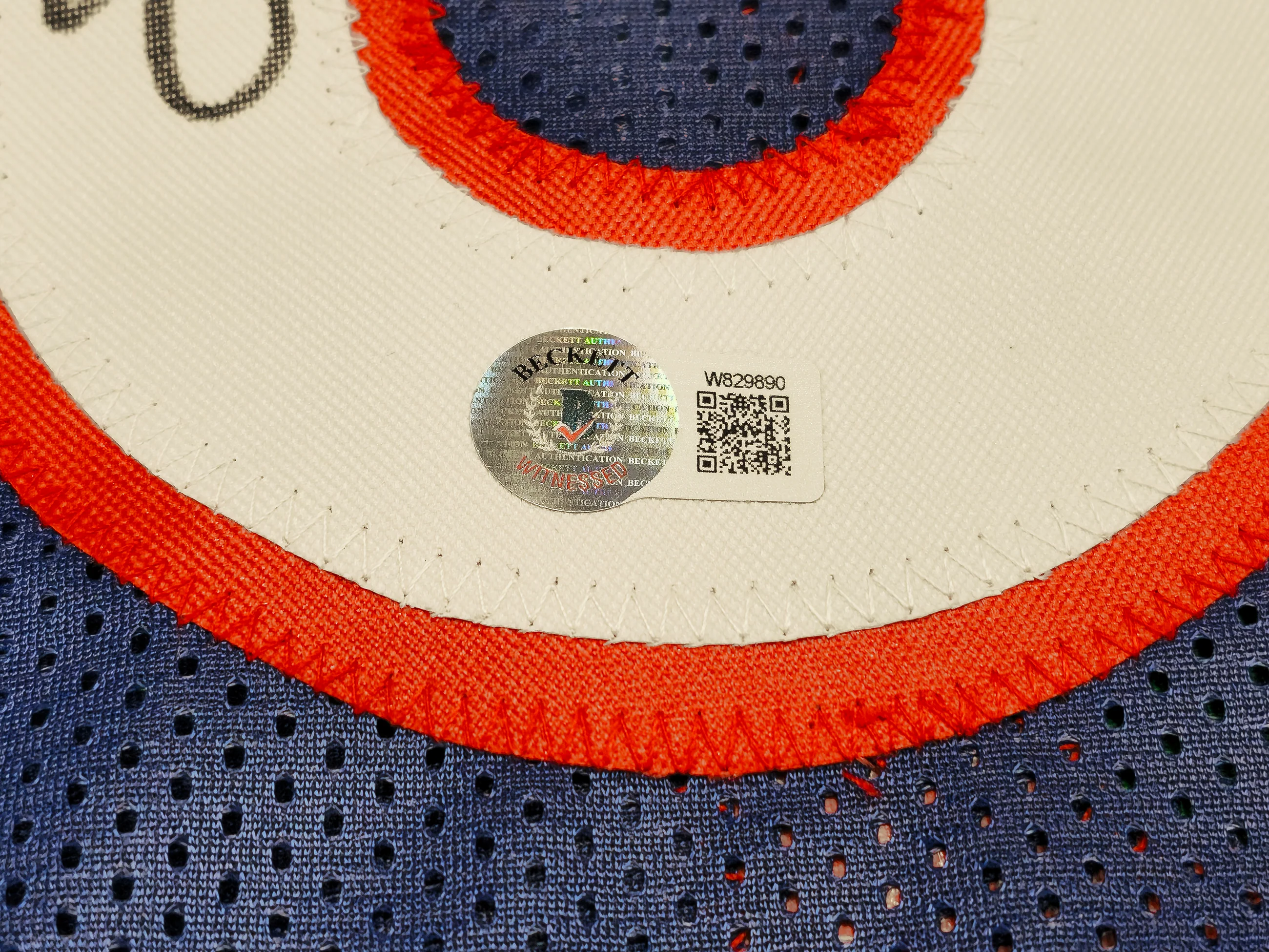 Philadelphia 76ers Julius "Dr. J" Erving Autographed Blue Jersey Beckett BAS Witness Stock #232613 - Image 5