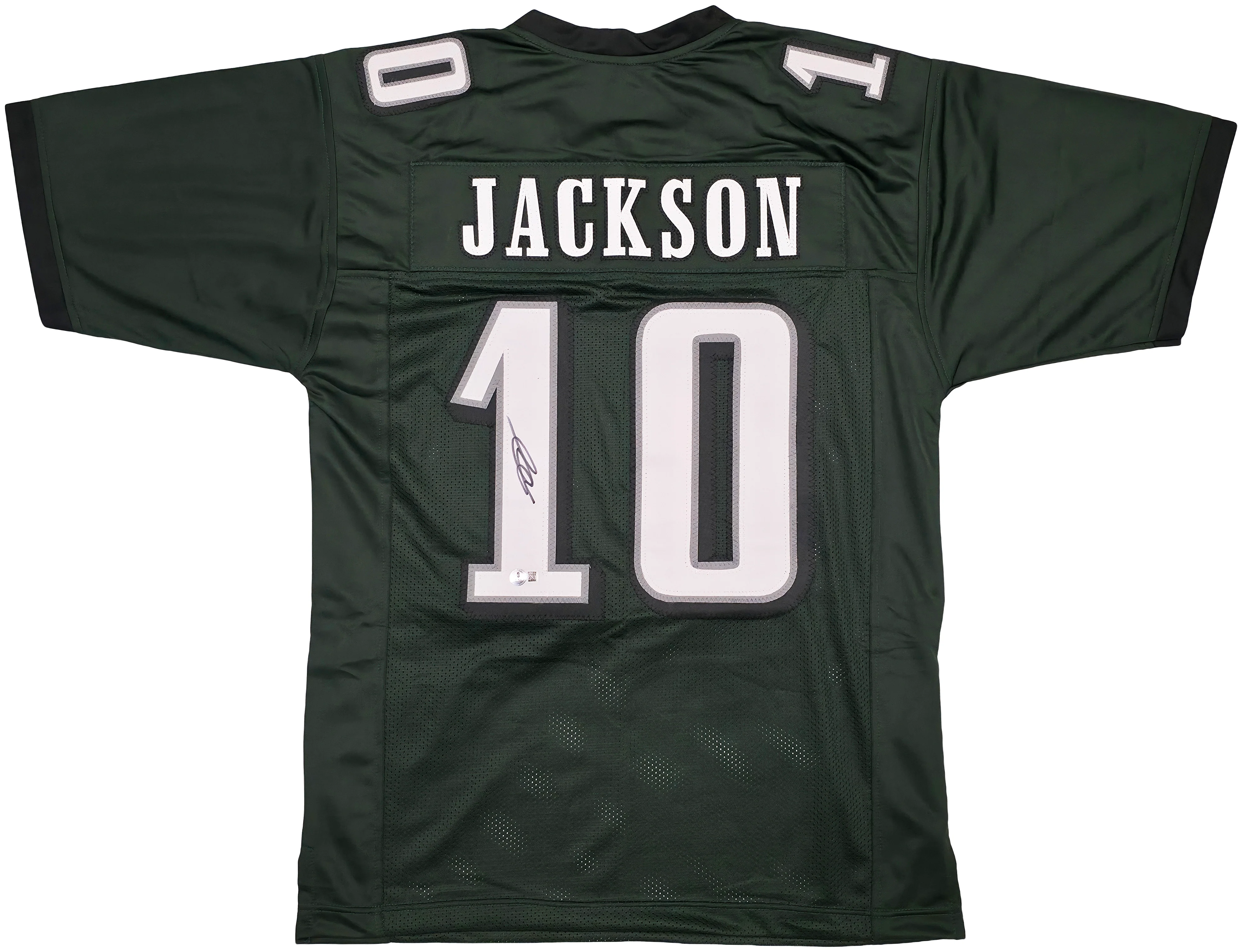 Philadelphia Eagles DeSean Jackson Autographed Green Jersey Beckett BAS Witness Stock #253484 - Image 2