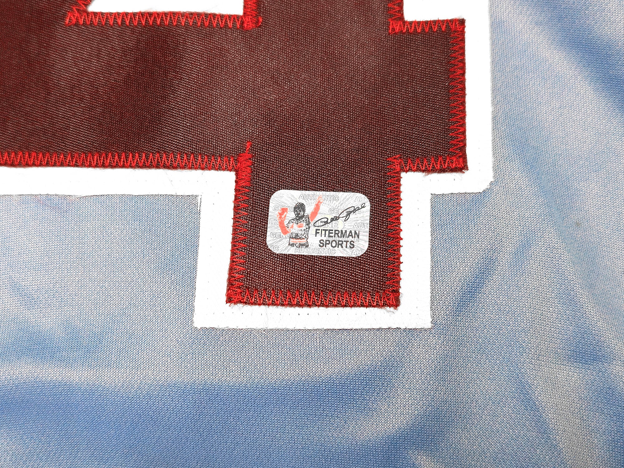 Philadelphia Phillies Pete Rose Autographed Blue & Red Baseball Jersey PR Holo Stock #228779 - Image 4