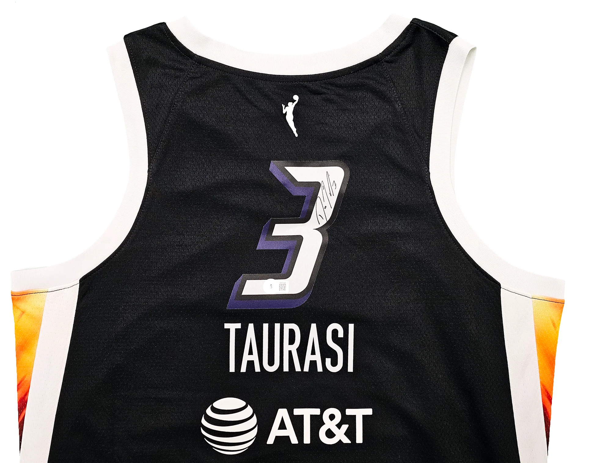 Phoenix Mercury Diana Taurasi Autographed Black Nike Rebel Edition Jersey Size L Beckett BAS QR Stock #214837 - Image 3