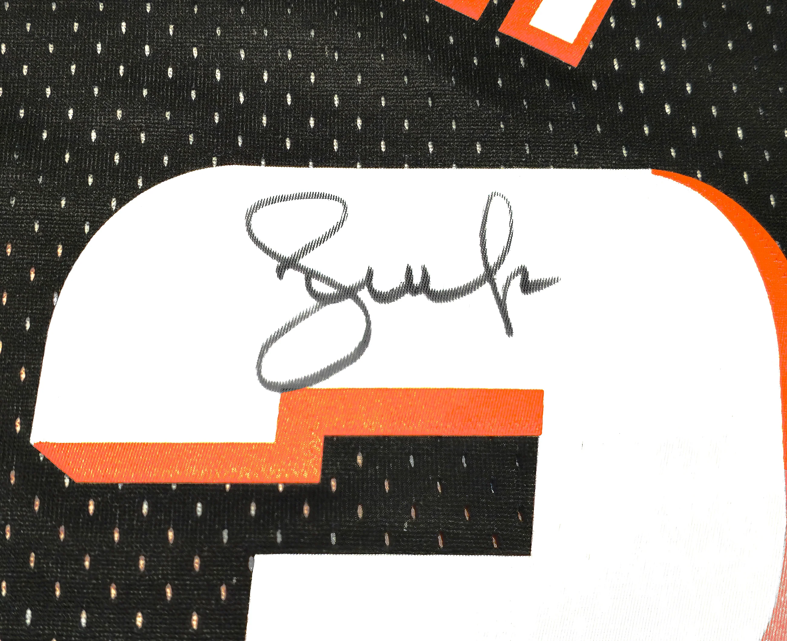 Phoenix Suns Steve Nash Autographed Black Authentic Mitchell & Ness 1996-97 Hardwood Classic Swingman Jersey Size L Beckett BAS Witness Stock #233677 - Image 4