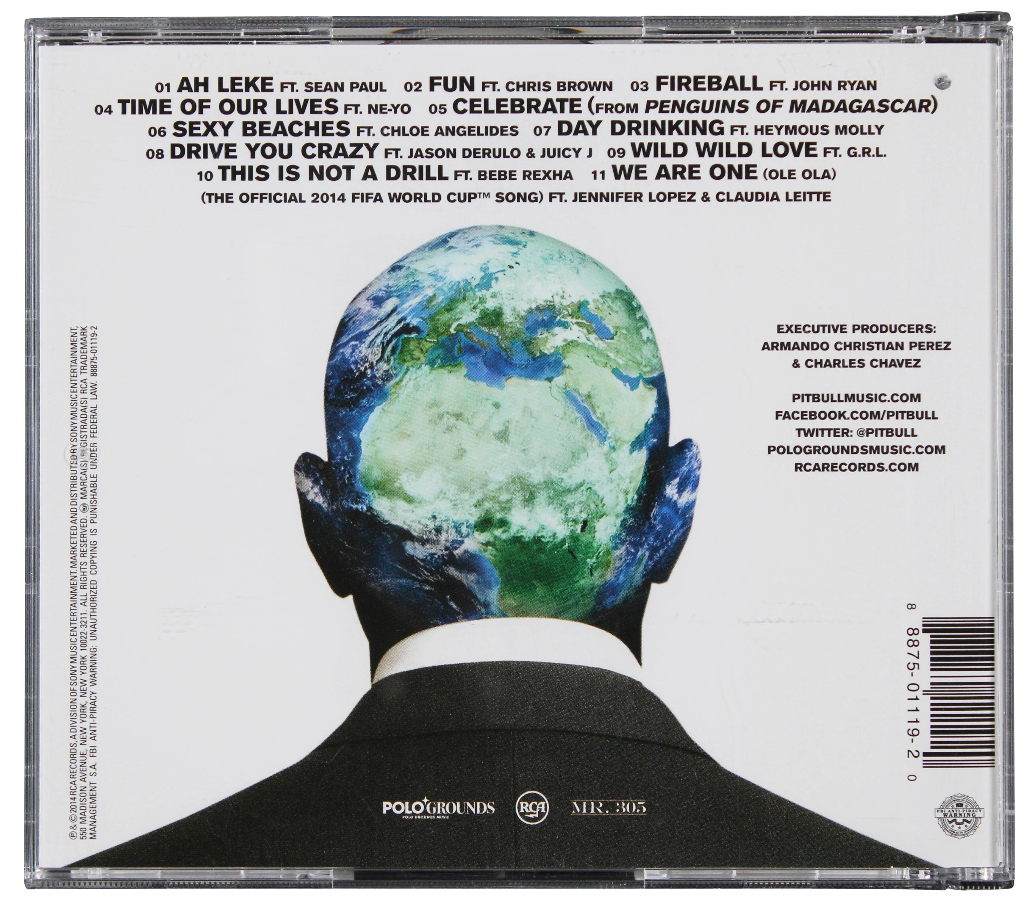 Pitbull Authentic Signed Globalization CD Booklet w/ Disc JSA #CL51519 - Image 5