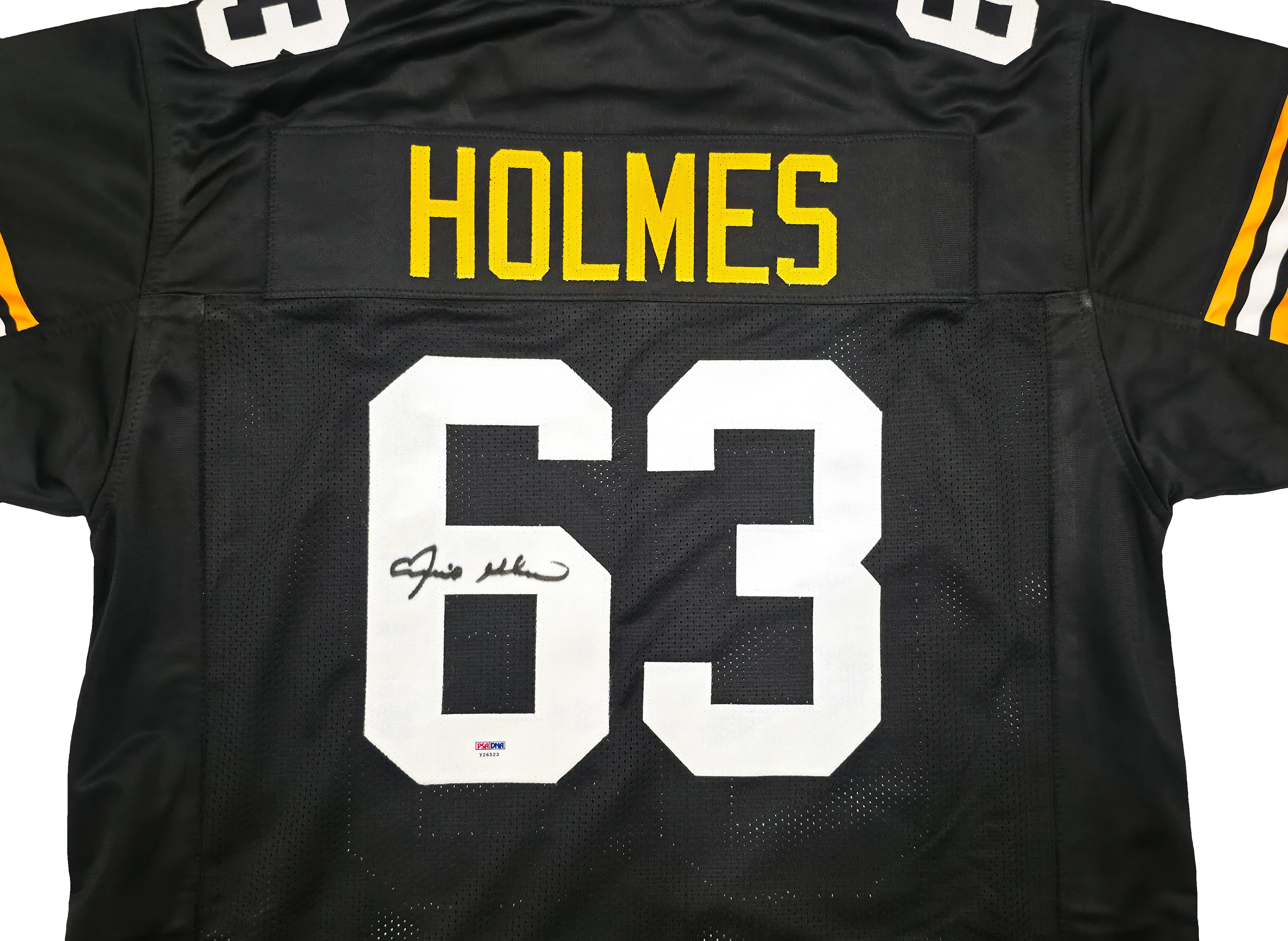 Pittsburgh Steelers Ernie Holmes Autographed Black Jersey PSA/DNA Stock #253387 - Image 3